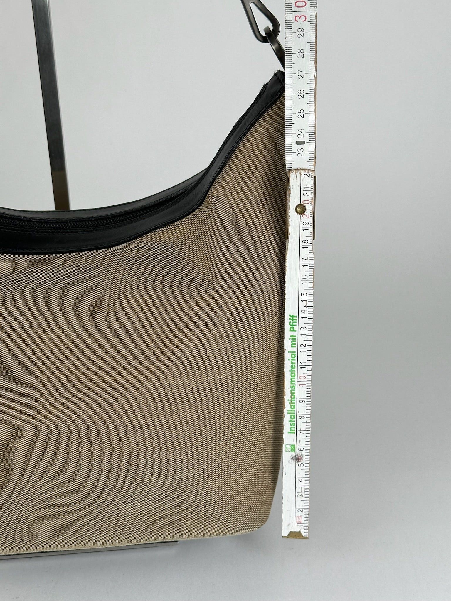 Gucci Vintage Top Handler Handbag Gray Size ONE SIZE - 13 Thumbnail