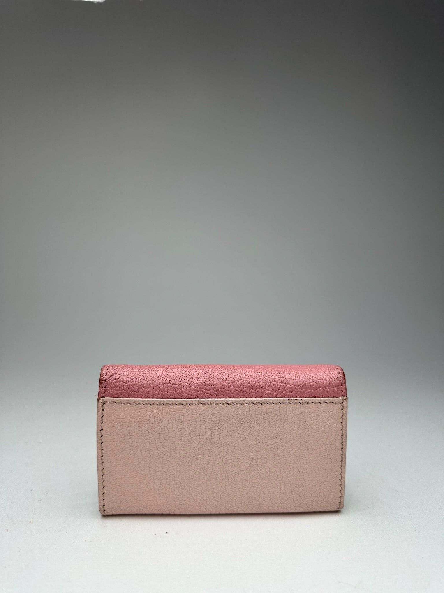 Miu Miu Vintage Leather Key Holder Pink Size ONE SIZE - 15 Thumbnail