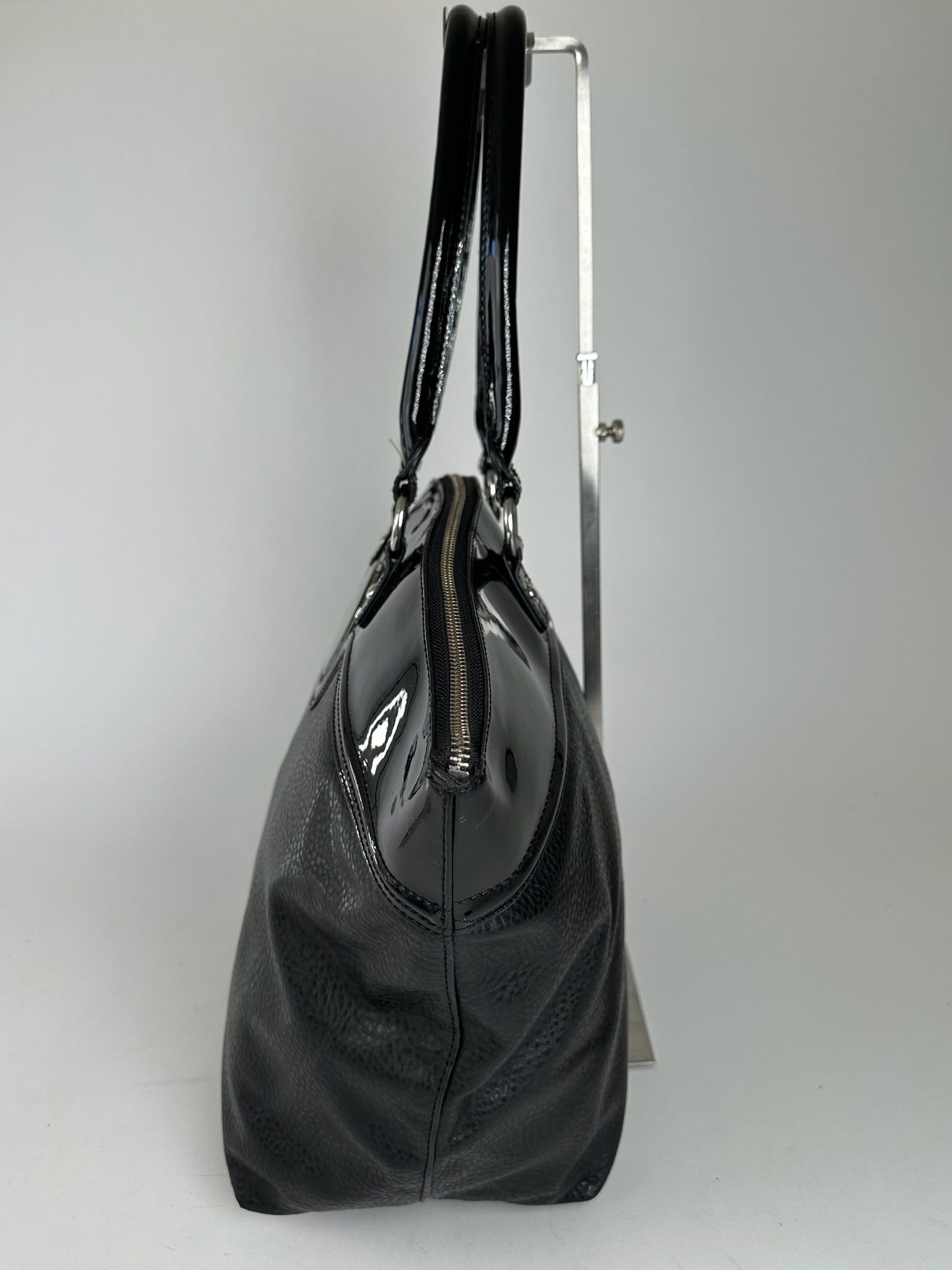 Giorgio Armani Vintage Armani Leather Duffel bag black Size ONE SIZE - 12 Thumbnail