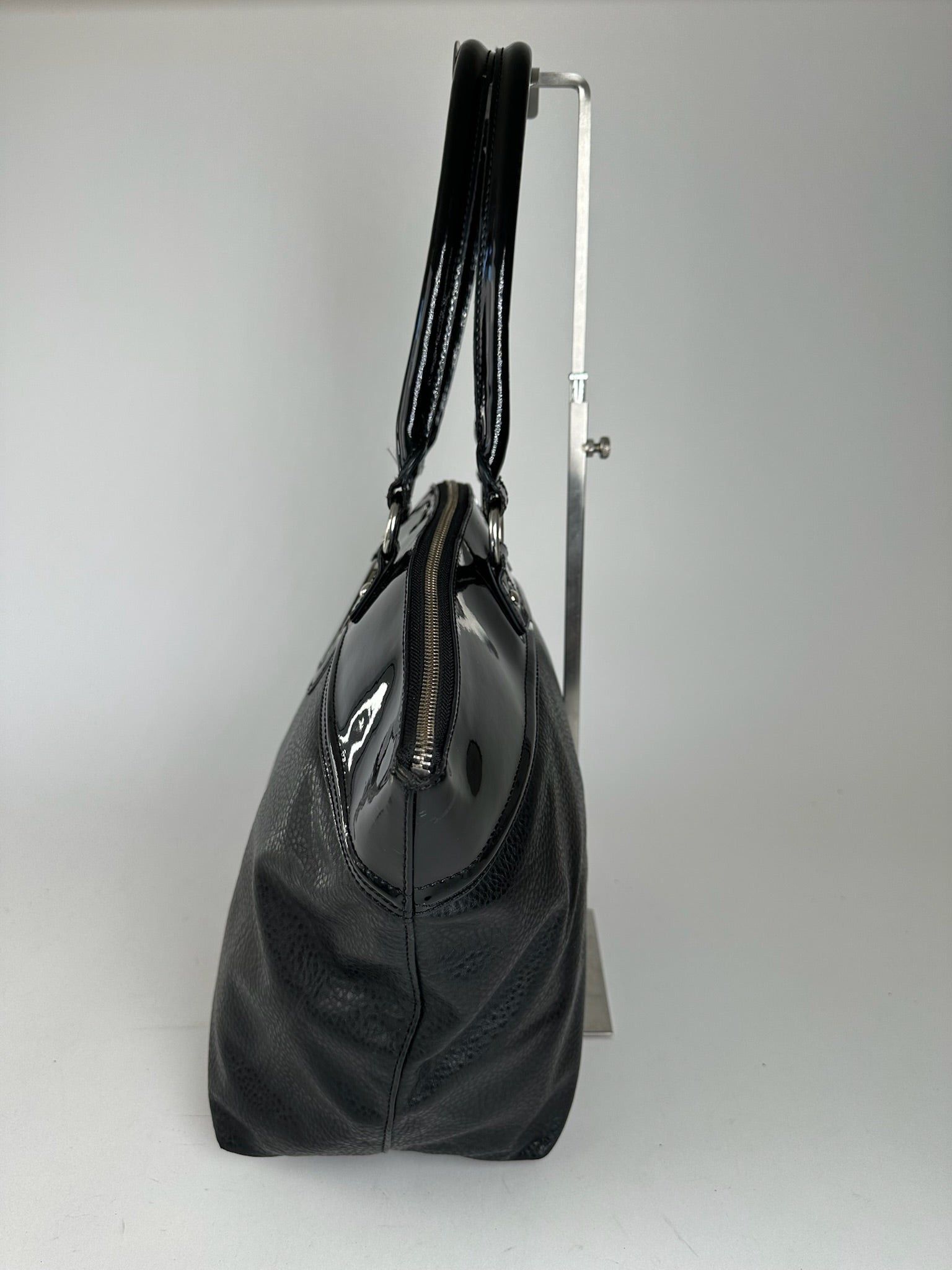 Giorgio Armani Vintage Armani Leather Duffel bag black Size ONE SIZE - 13 Thumbnail