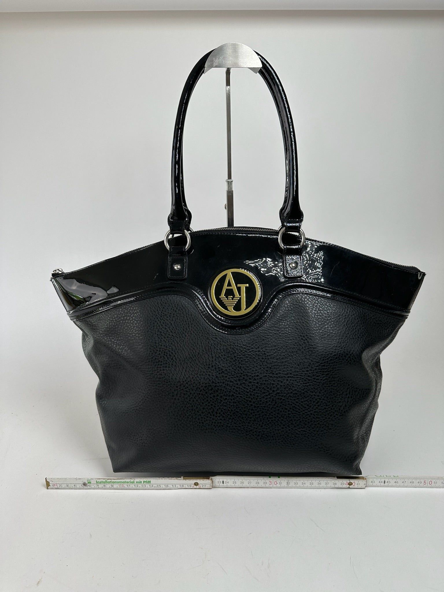 Giorgio Armani Vintage Armani Leather Duffel bag black Size ONE SIZE - 10 Thumbnail