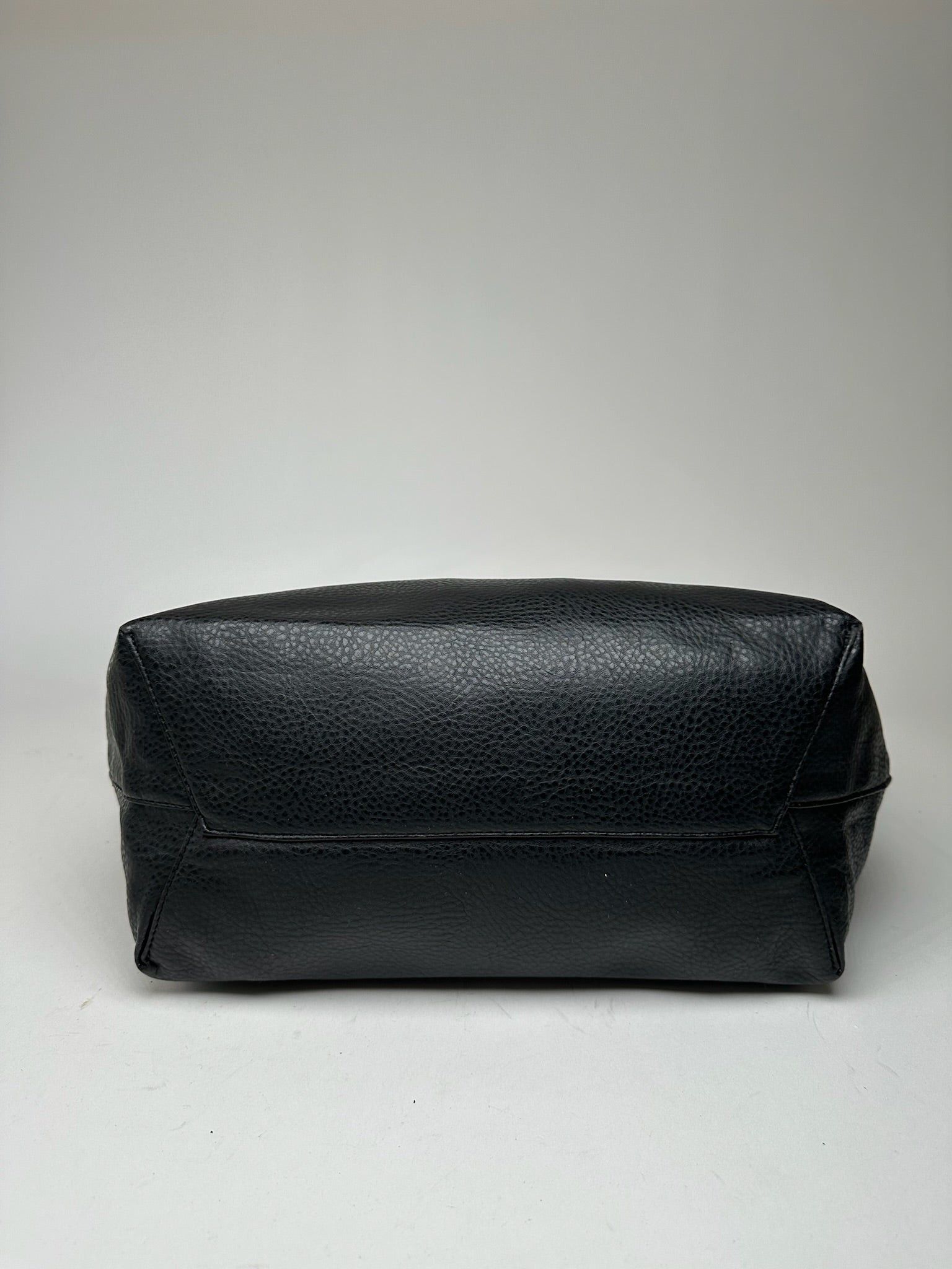 Giorgio Armani Vintage Armani Leather Duffel bag black Size ONE SIZE - 6 Thumbnail
