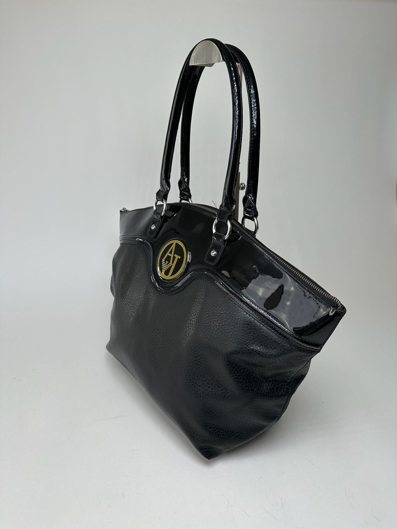 Giorgio Armani Vintage Armani Leather Duffel bag black Size ONE SIZE - 14 Thumbnail