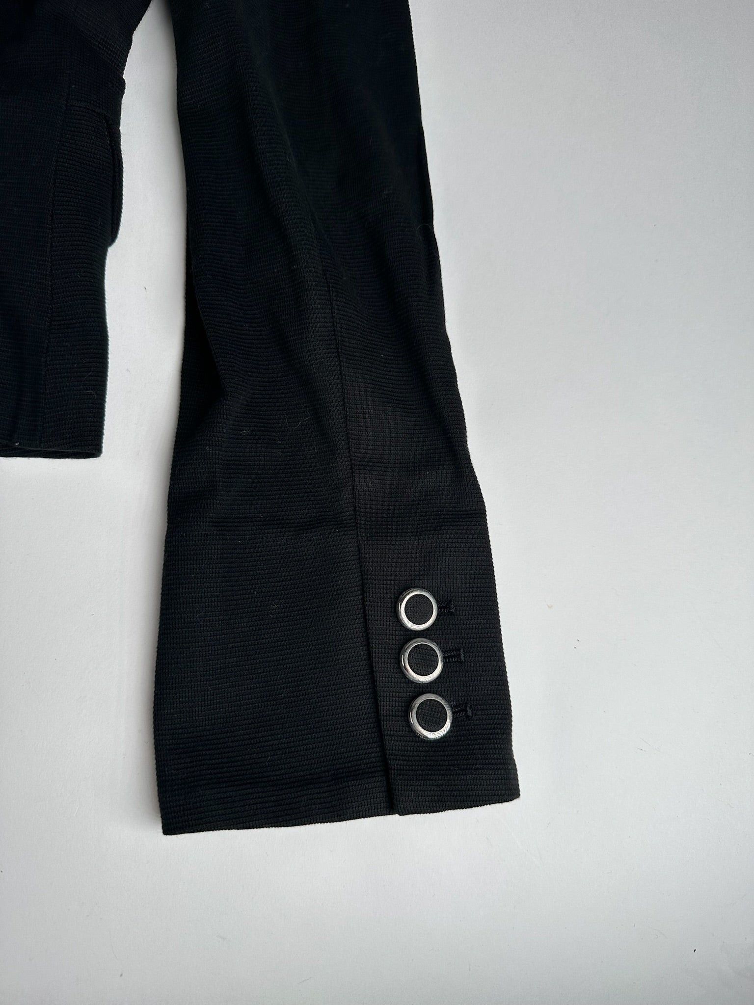 Courreges Vintage Blazer Black Size S / US 4 / IT 40 - 6 Thumbnail