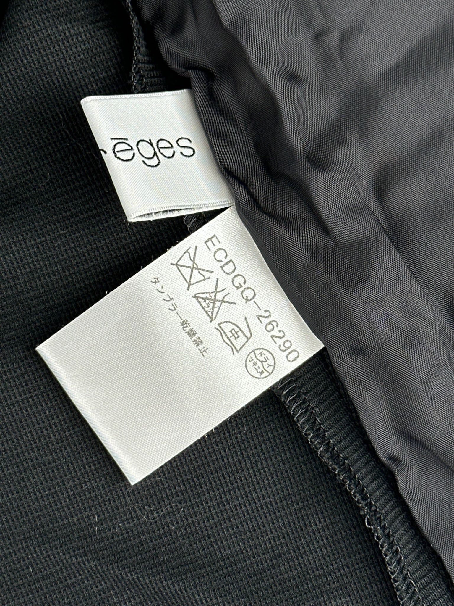 Courreges Vintage Blazer Black Size S / US 4 / IT 40 - 5 Thumbnail