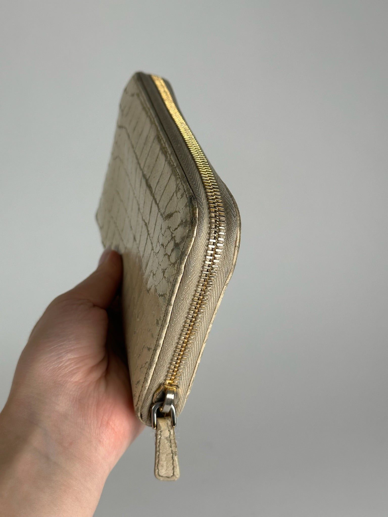 Miu Miu Vintage leather wallet white Size ONE SIZE - 2 Thumbnail