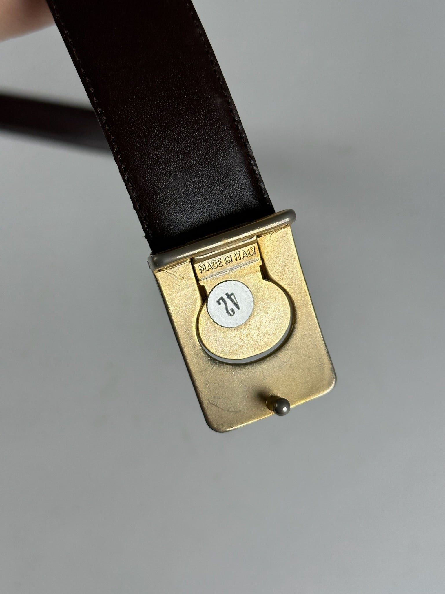 Dior Vintage Leather belt black Size ONE SIZE - 6 Thumbnail