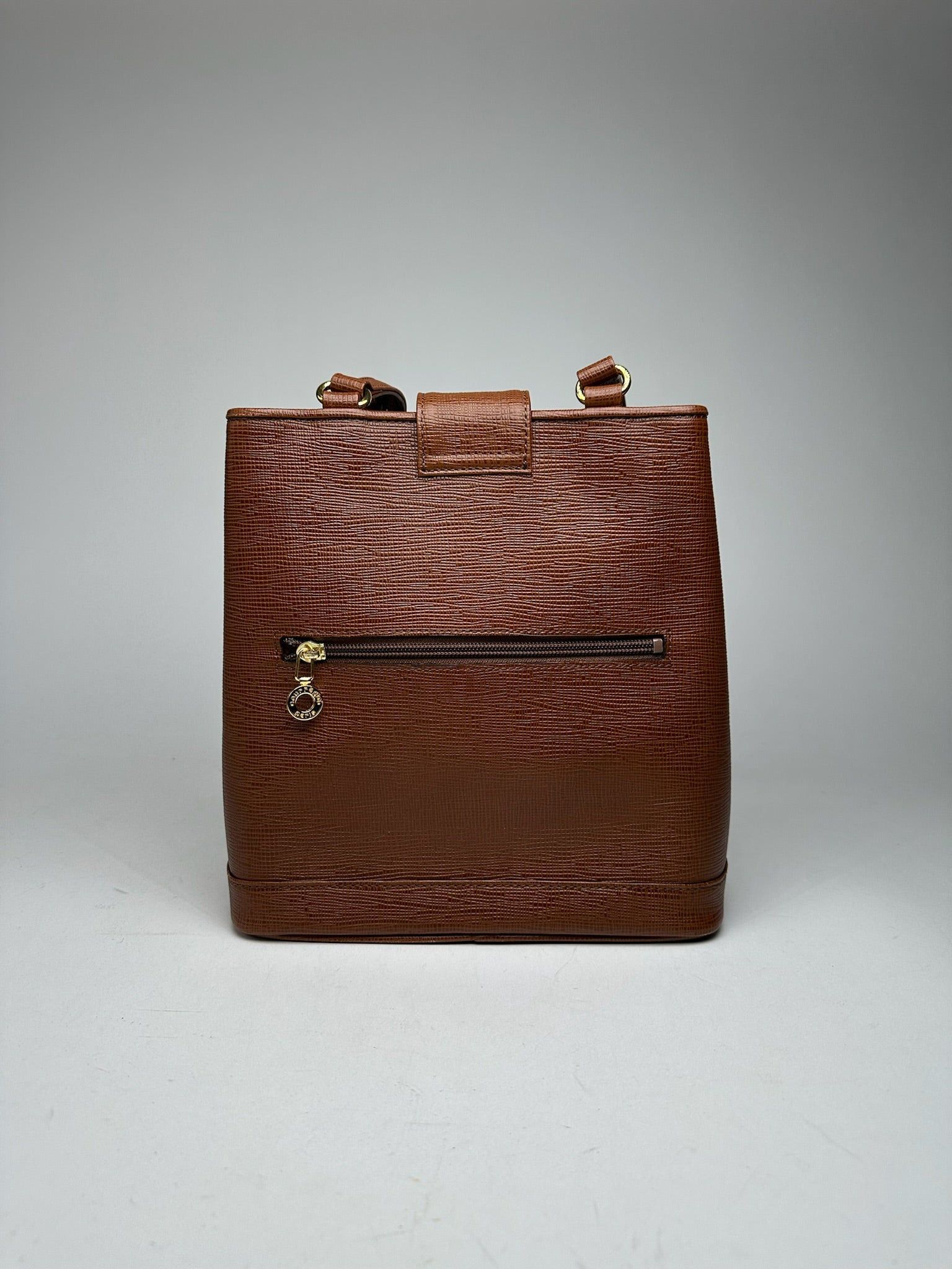 Courreges Vintage Leather bucket bag brown Size ONE SIZE - 2 Thumbnail