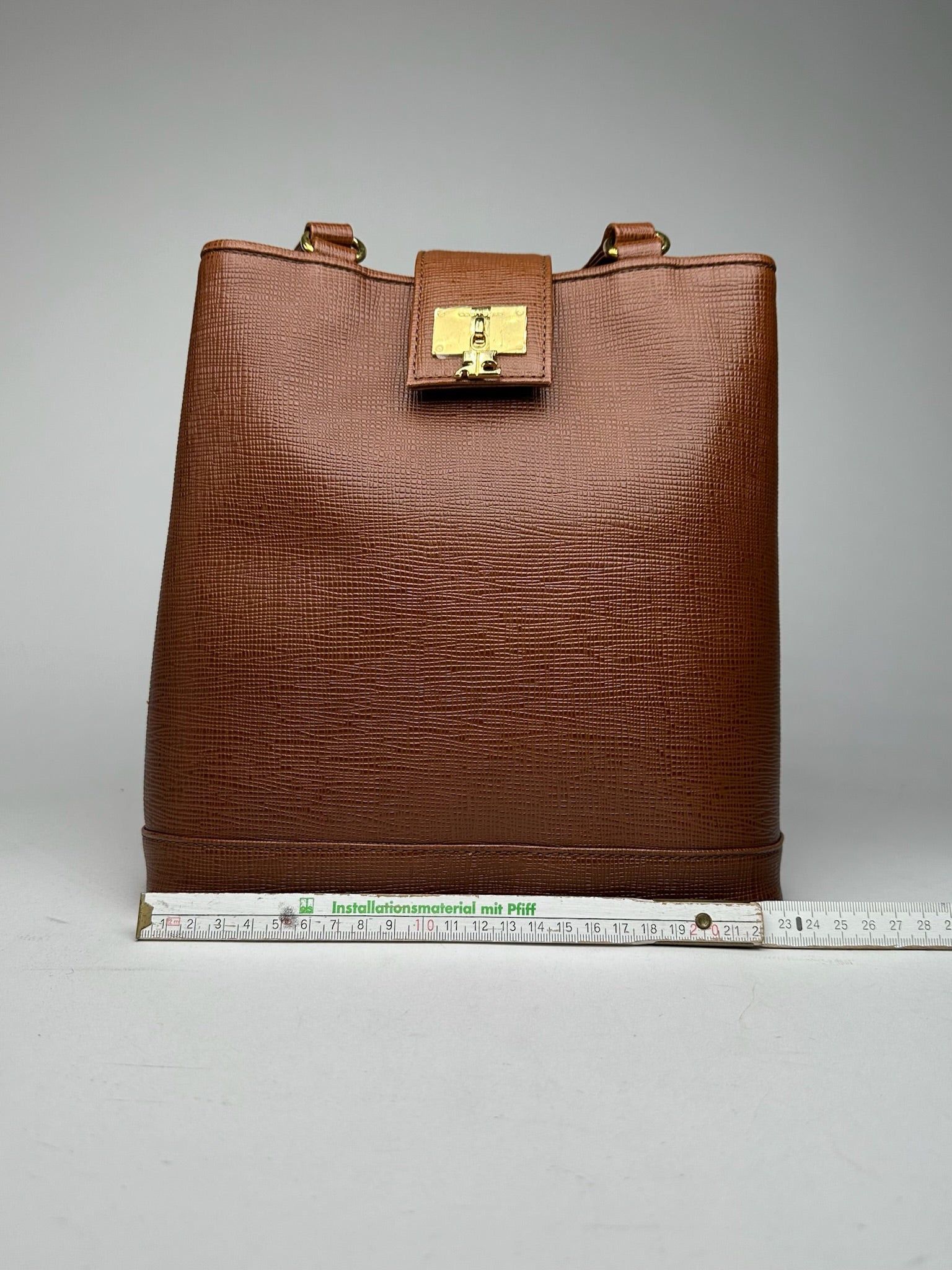 Courreges Vintage Leather bucket bag brown Size ONE SIZE - 11 Thumbnail