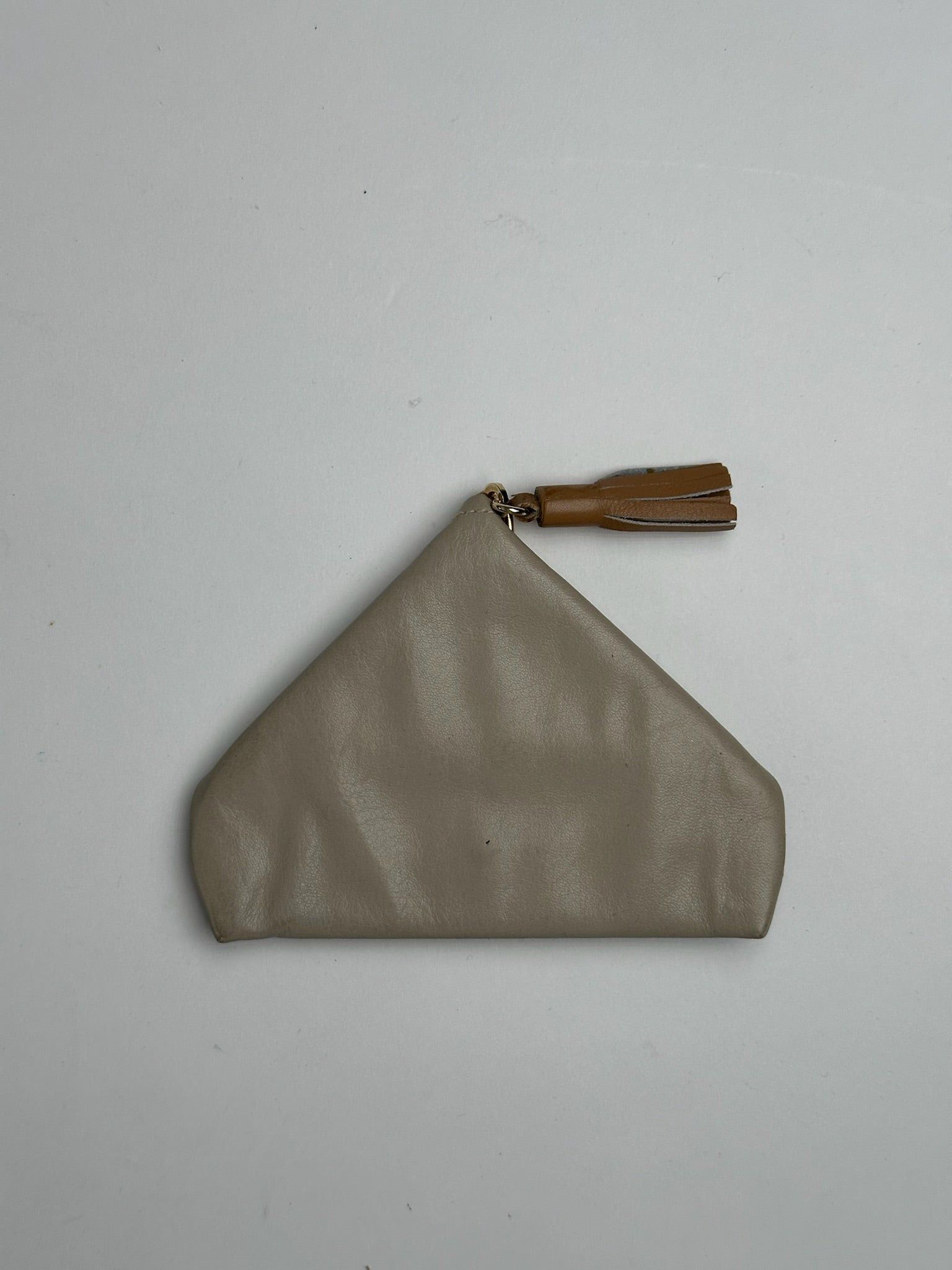 Celine Vintage Leather Card Holder Beige Size ONE SIZE - 6 Thumbnail