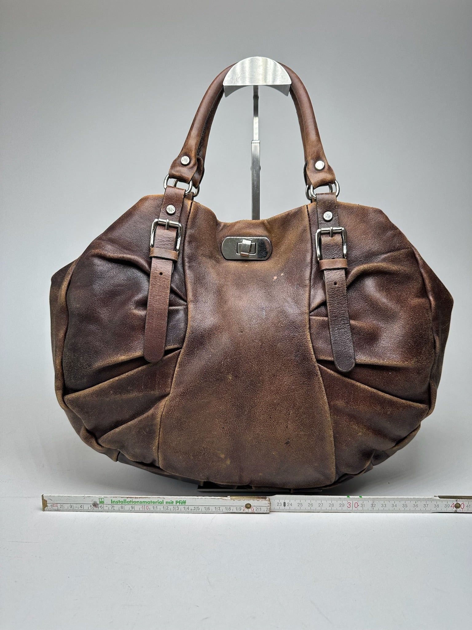Marni Vintage Leather Shopper bag brown Size ONE SIZE - 8 Thumbnail