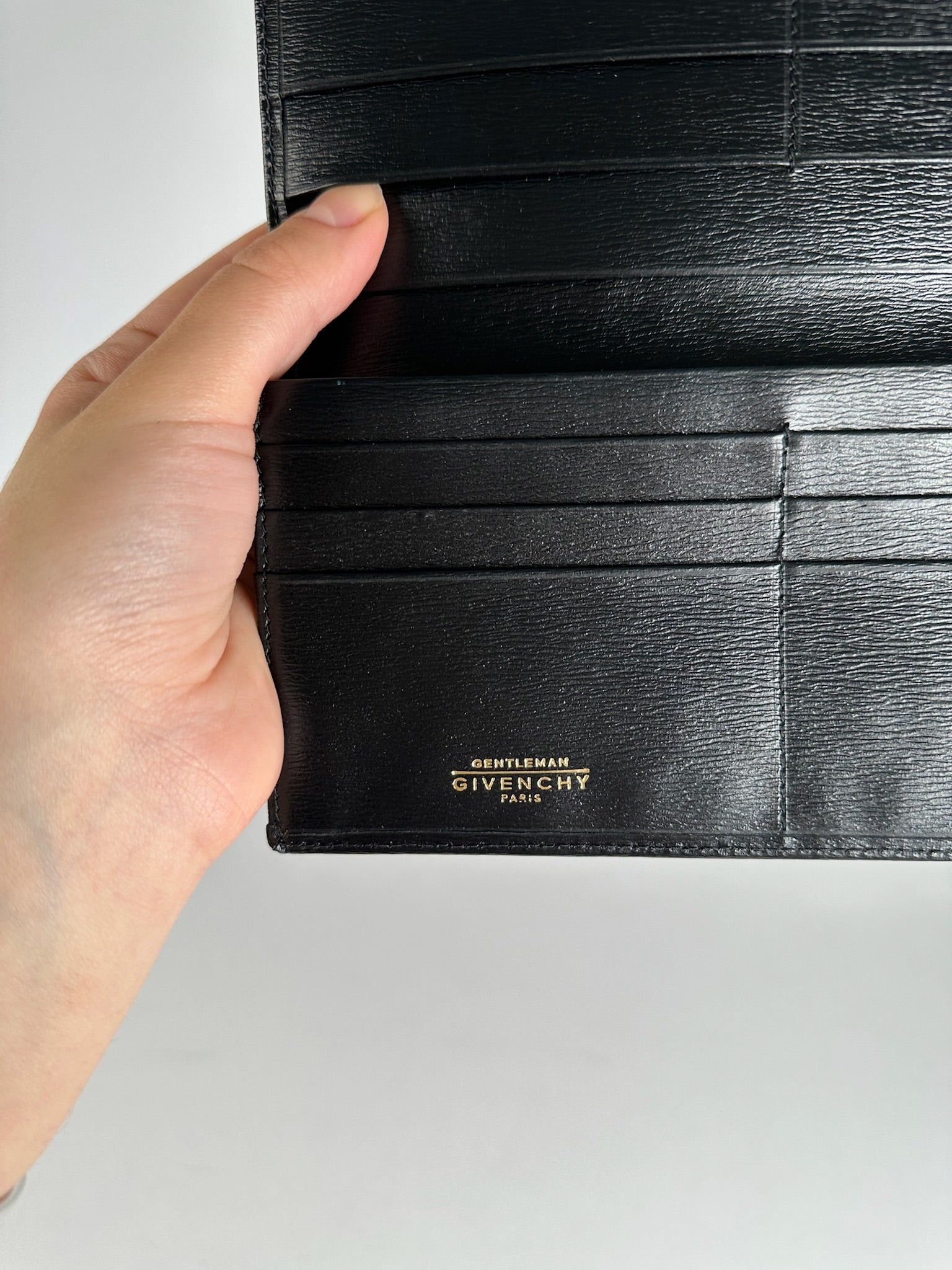 Givenchy Vintage Leather ID Holder black Size ONE SIZE - 4 Thumbnail