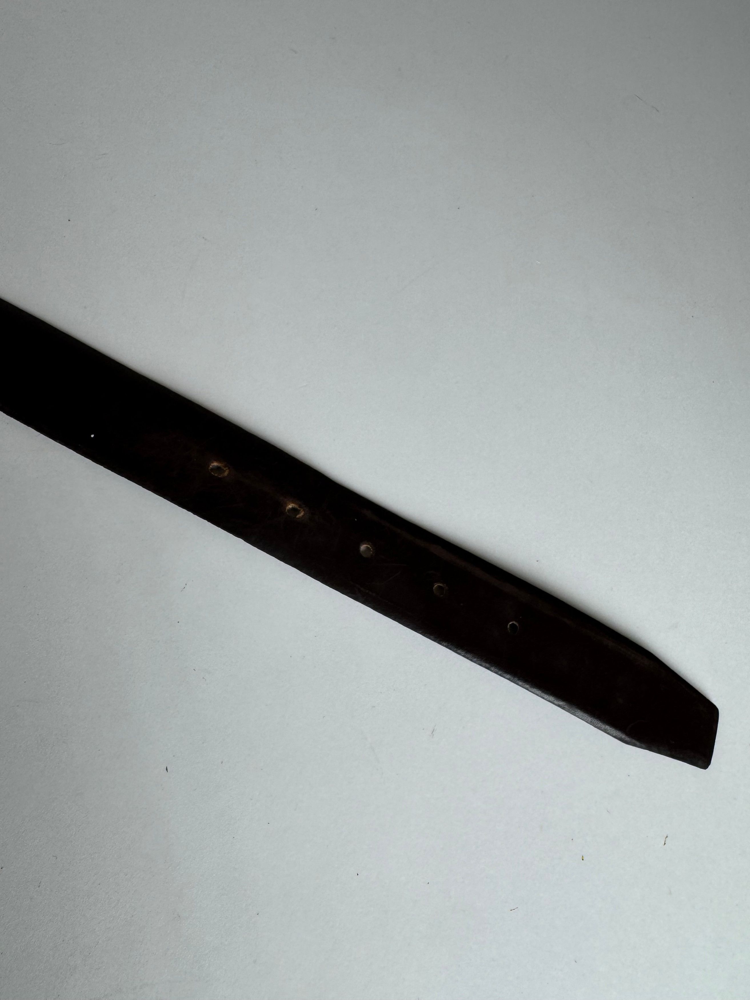 Dior Vintage Leather belt black Size ONE SIZE - 4 Thumbnail