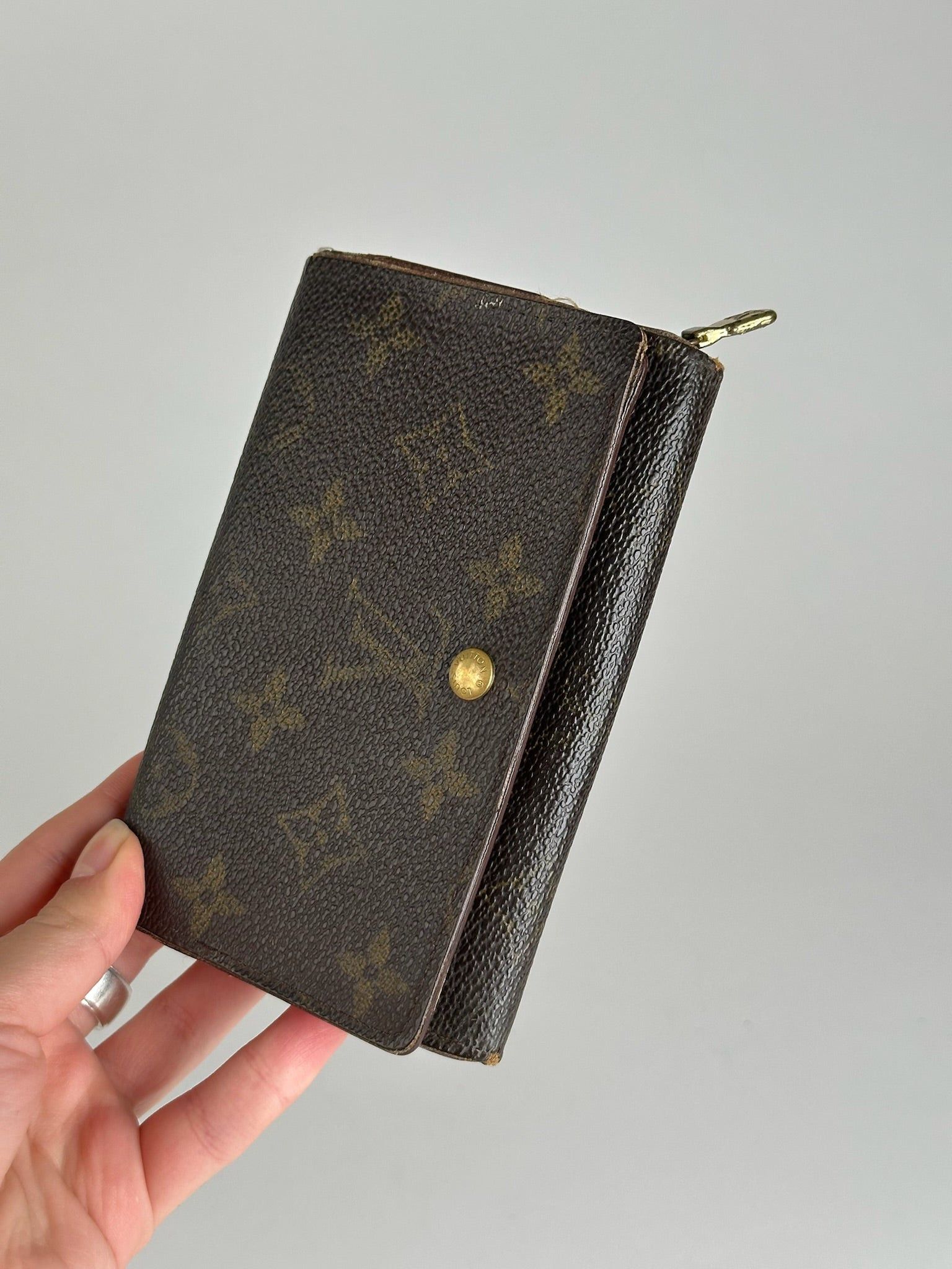 Louis Vuitton Vintage Leather monogram Wallet brown Size ONE SIZE - 3 Thumbnail