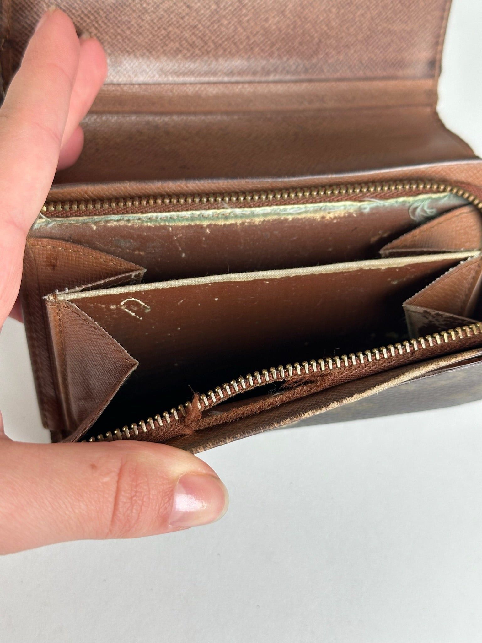 Louis Vuitton Vintage Leather monogram Wallet brown Size ONE SIZE - 5 Thumbnail