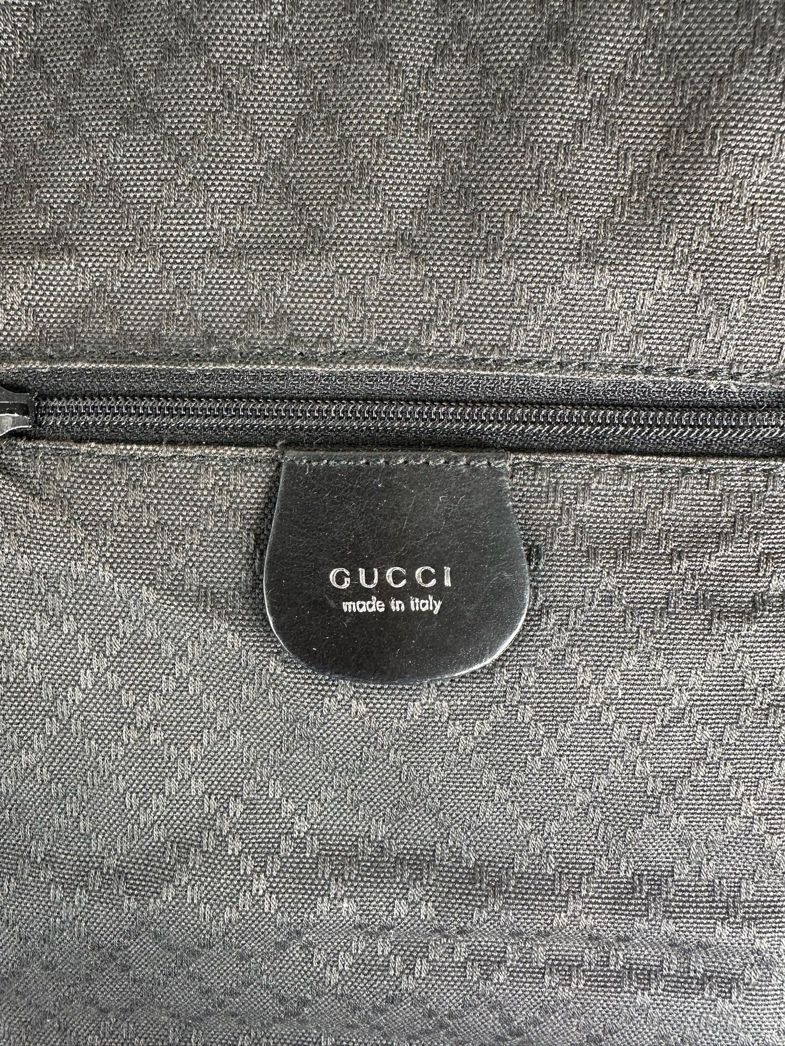Gucci Vintage cotton bag black Size ONE SIZE - 5 Thumbnail