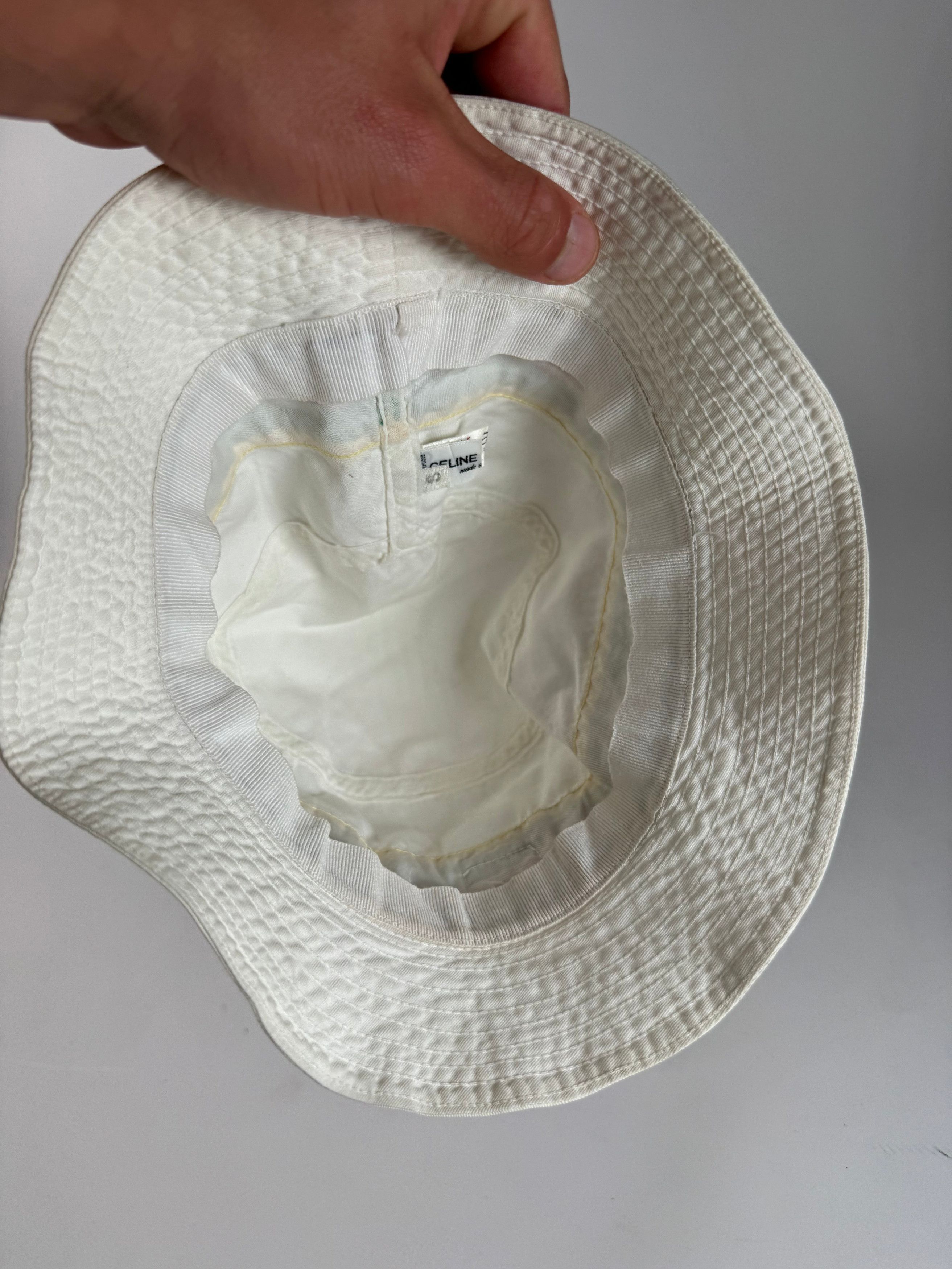 Celine Vintage Paris Cotton Bucket Hat S Size ONE SIZE - 14 Thumbnail