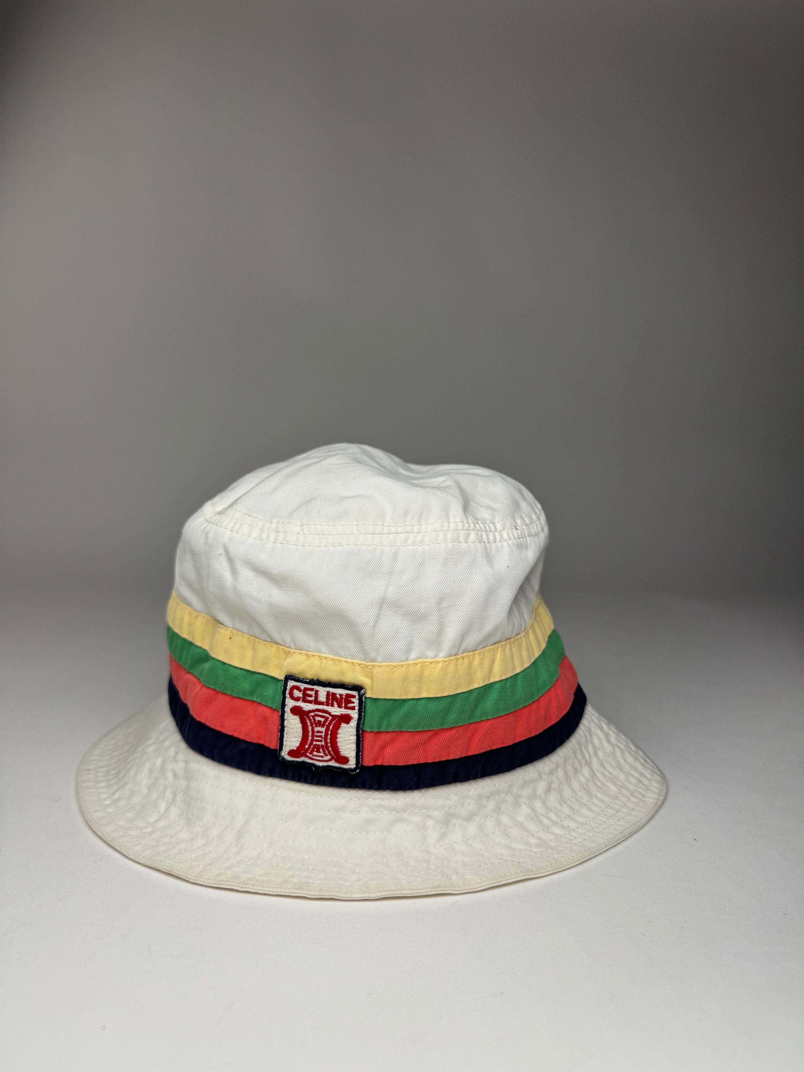 Celine Vintage Paris Cotton Bucket Hat S Size ONE SIZE - 12 Thumbnail