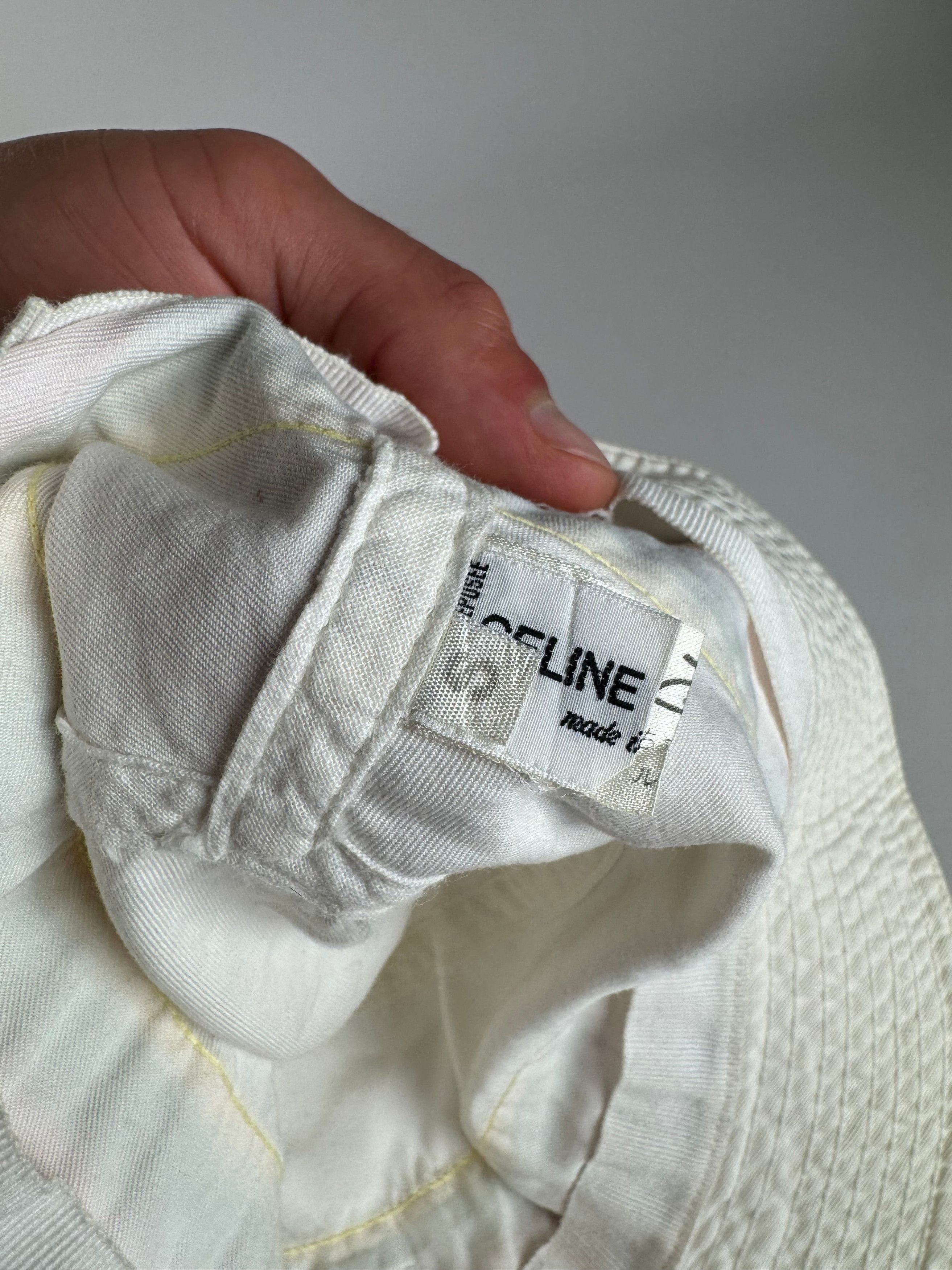 Celine Vintage Paris Cotton Bucket Hat S Size ONE SIZE - 3 Thumbnail