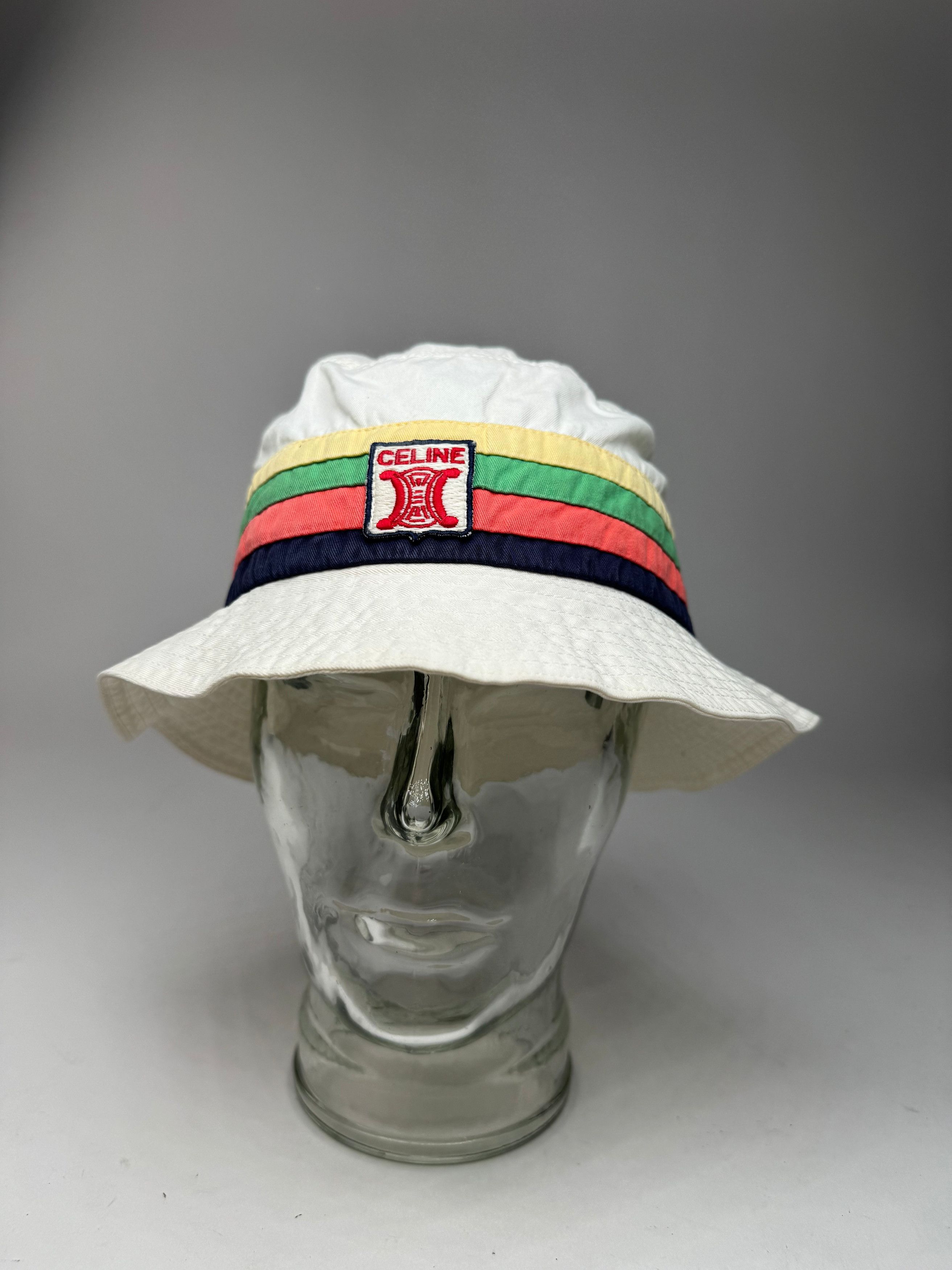 Celine Vintage Paris Cotton Bucket Hat S Size ONE SIZE - 7 Thumbnail