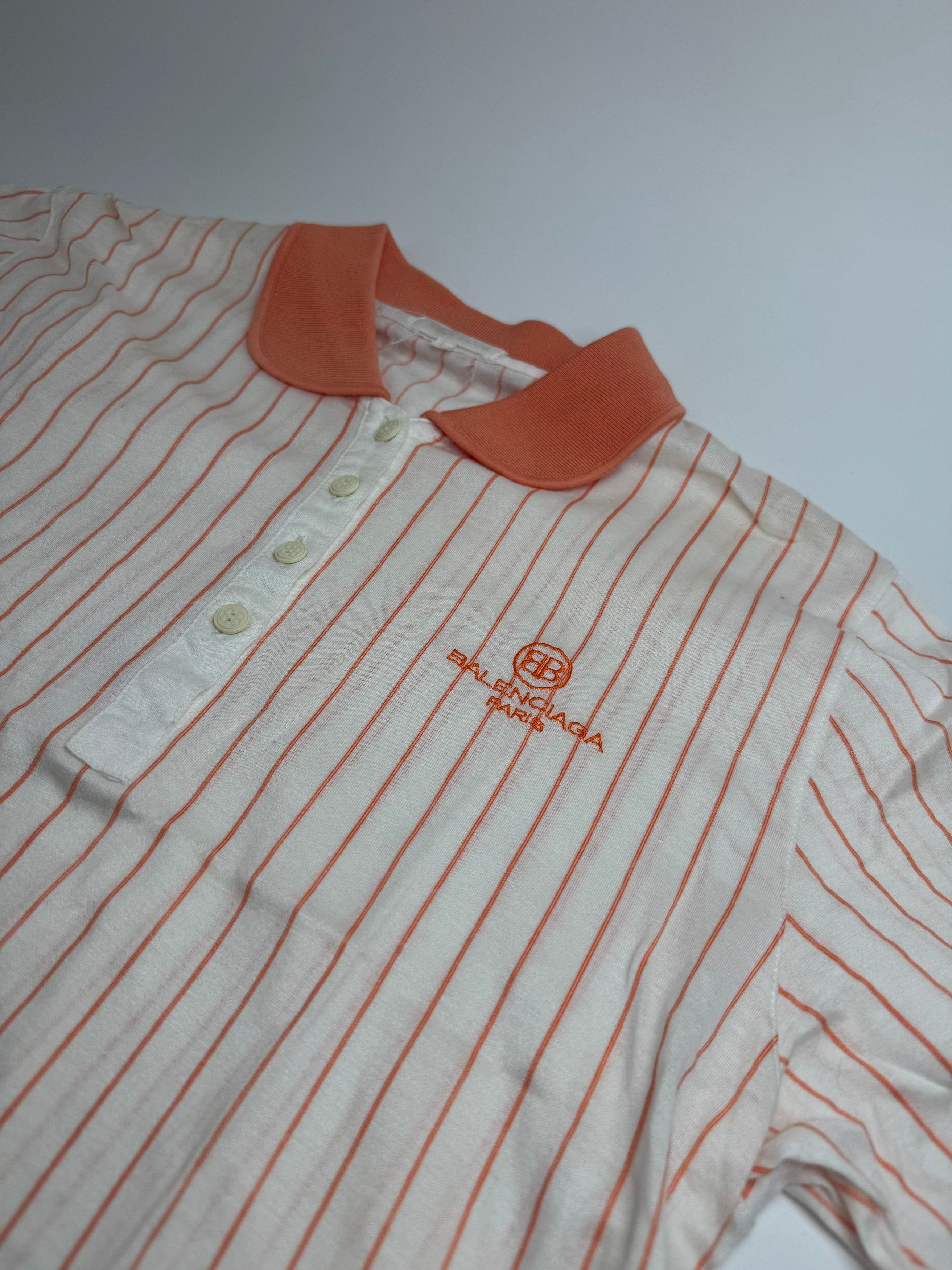 Balenciaga Vintage Twin Set Orange white L Size L / US 10 / IT 46 - 3 Thumbnail
