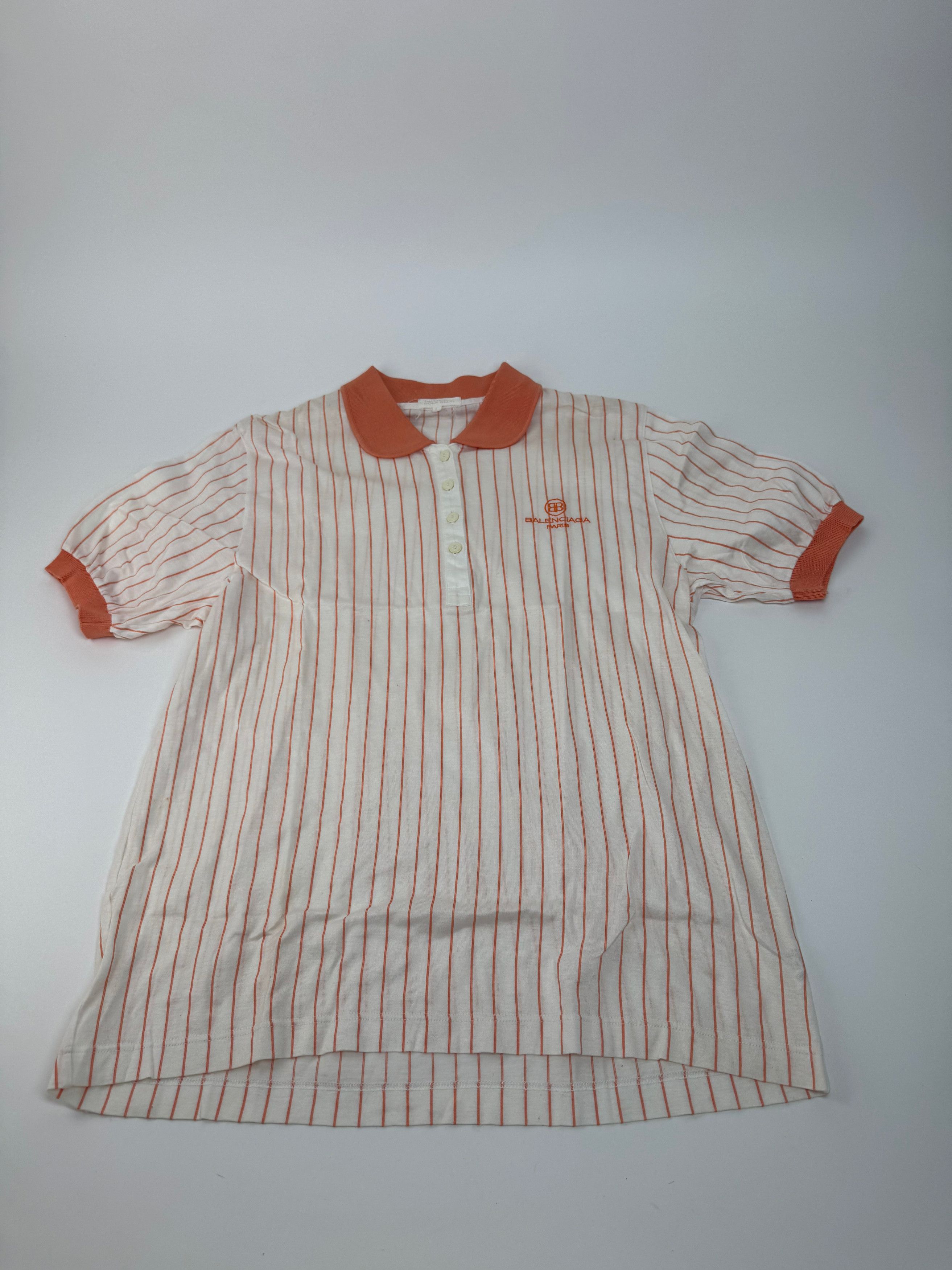 Balenciaga Vintage Twin Set Orange white L Size L / US 10 / IT 46 - 4 Thumbnail