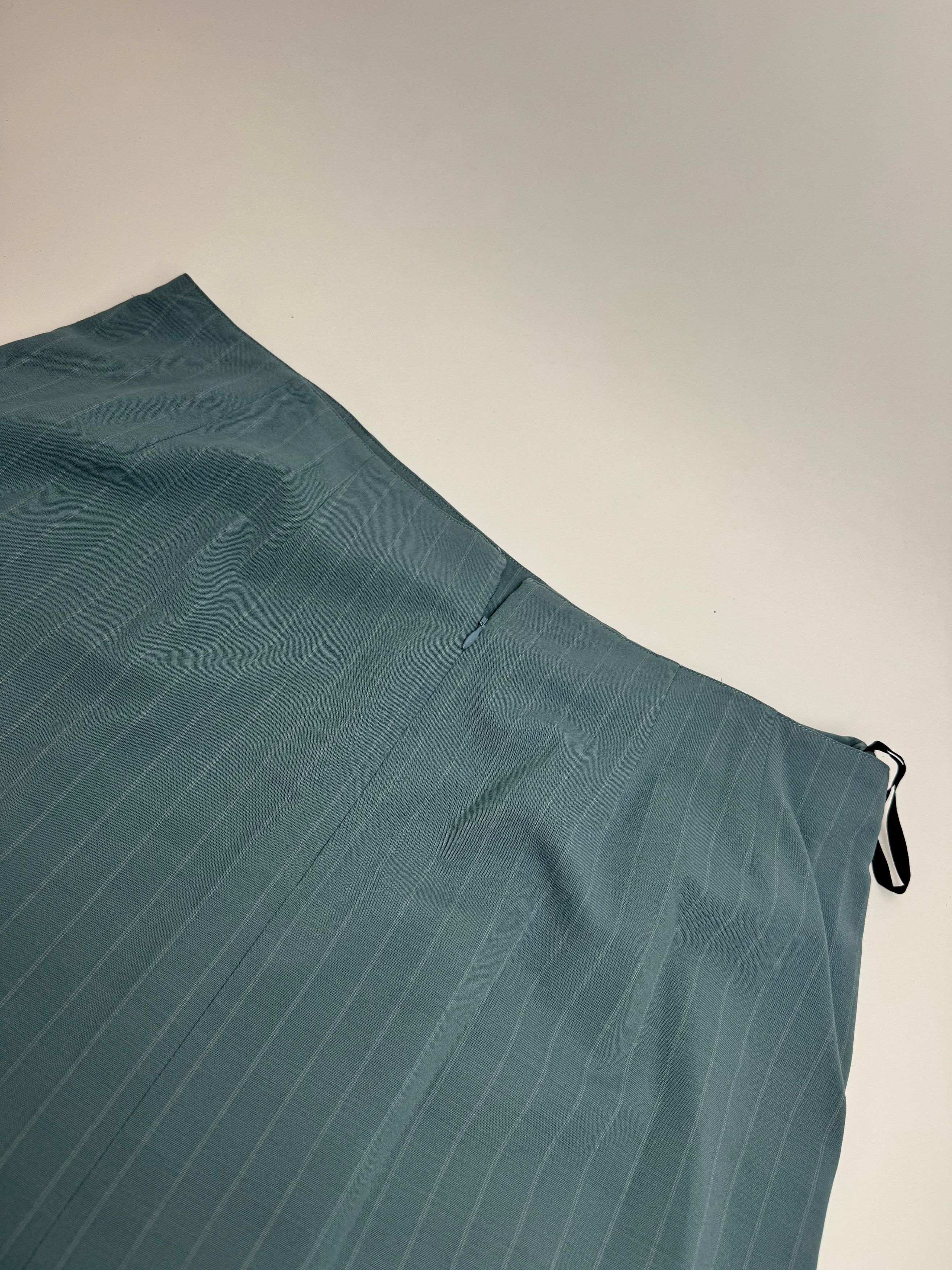 Other Vintage Givenchy Skirt CL turquoise Size 36" / US 14 / IT 50 - 9 Thumbnail