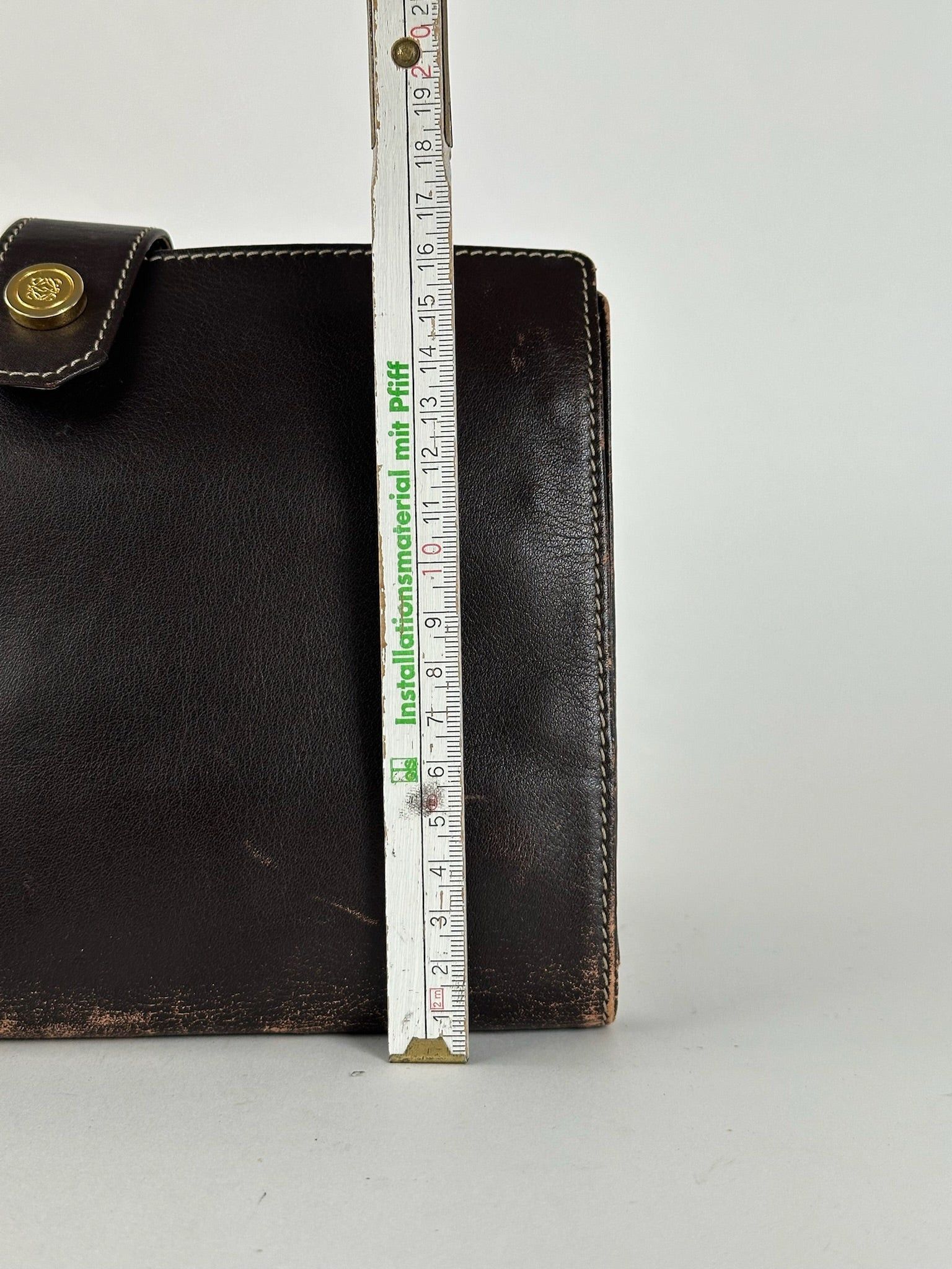 Loewe Vintage Madrid Leather clutch brown Size ONE SIZE - 6 Thumbnail