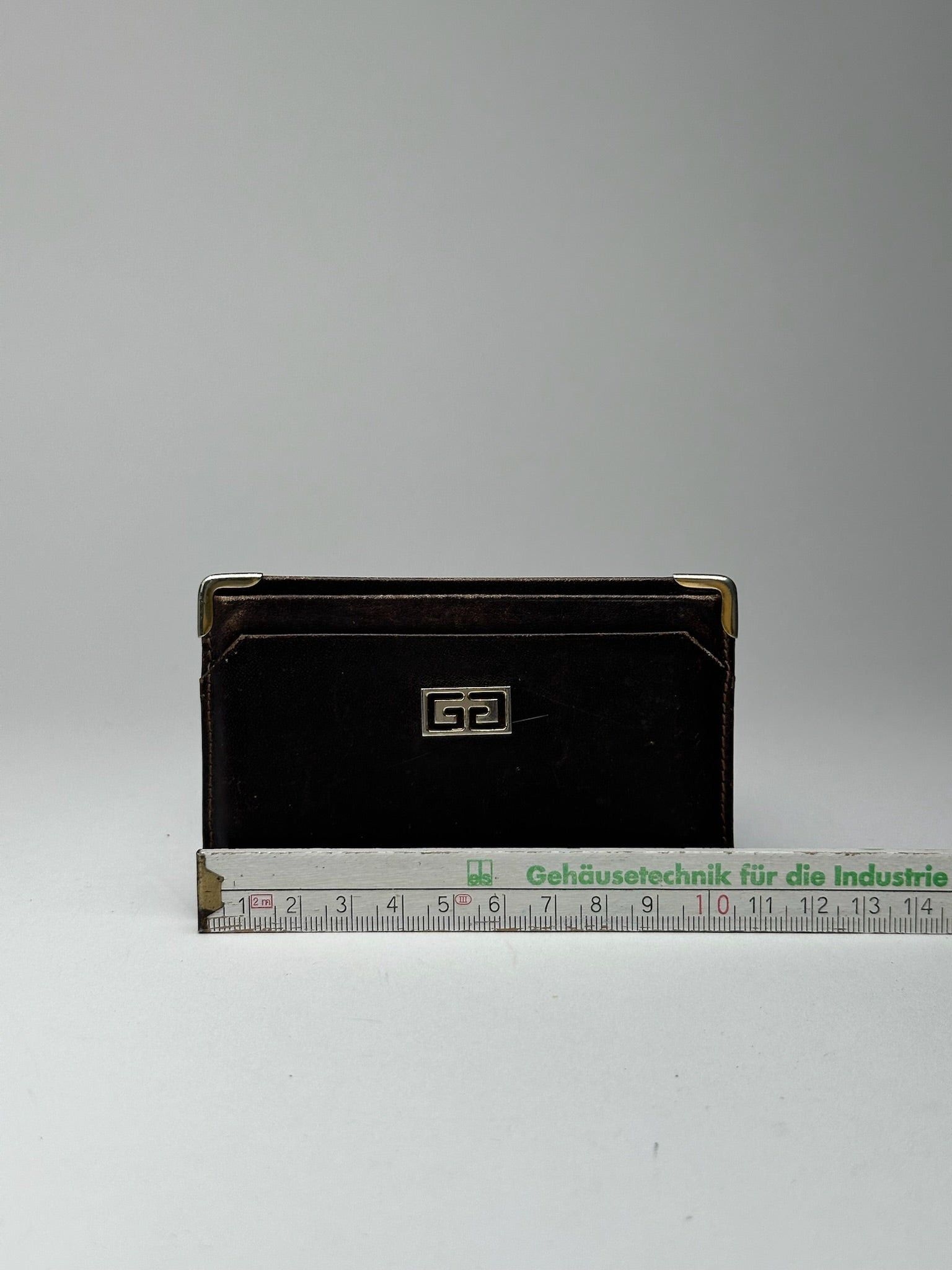 Givenchy Vintage leather Card holder brown Size ONE SIZE - 8 Thumbnail