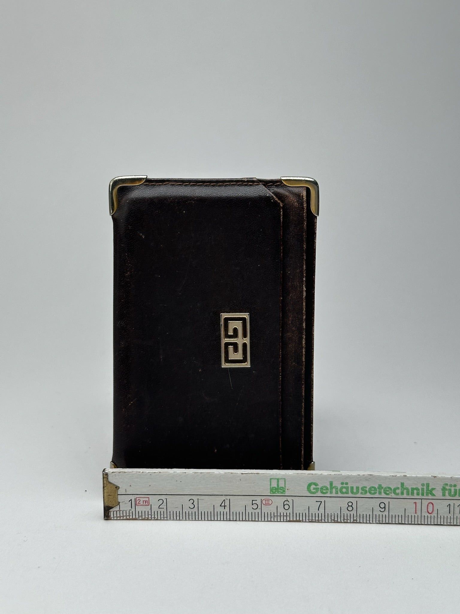 Givenchy Vintage leather Card holder brown Size ONE SIZE - 7 Thumbnail