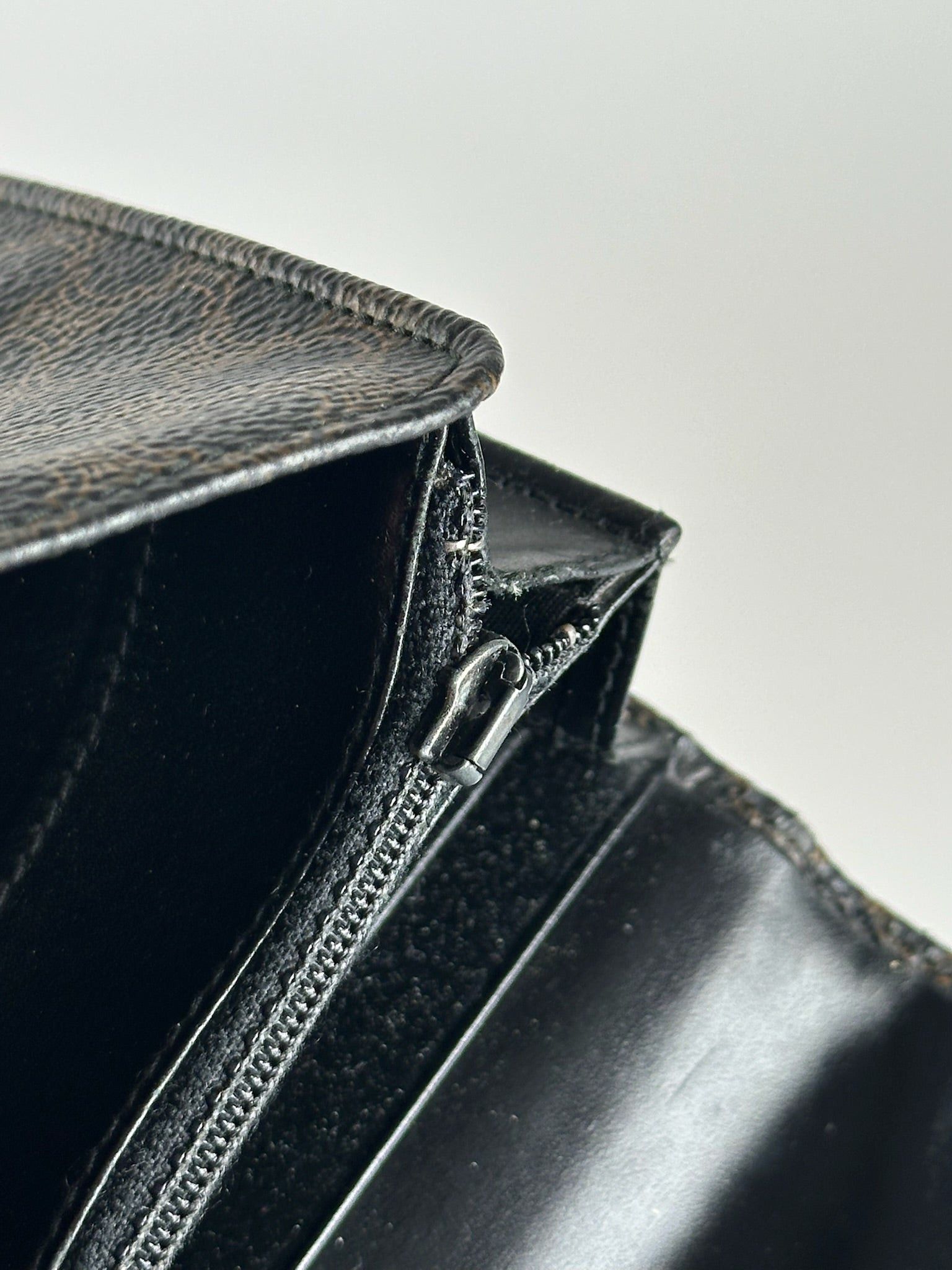 Celine Vintage Leather monogram Wallet brown Size ONE SIZE - 4 Thumbnail
