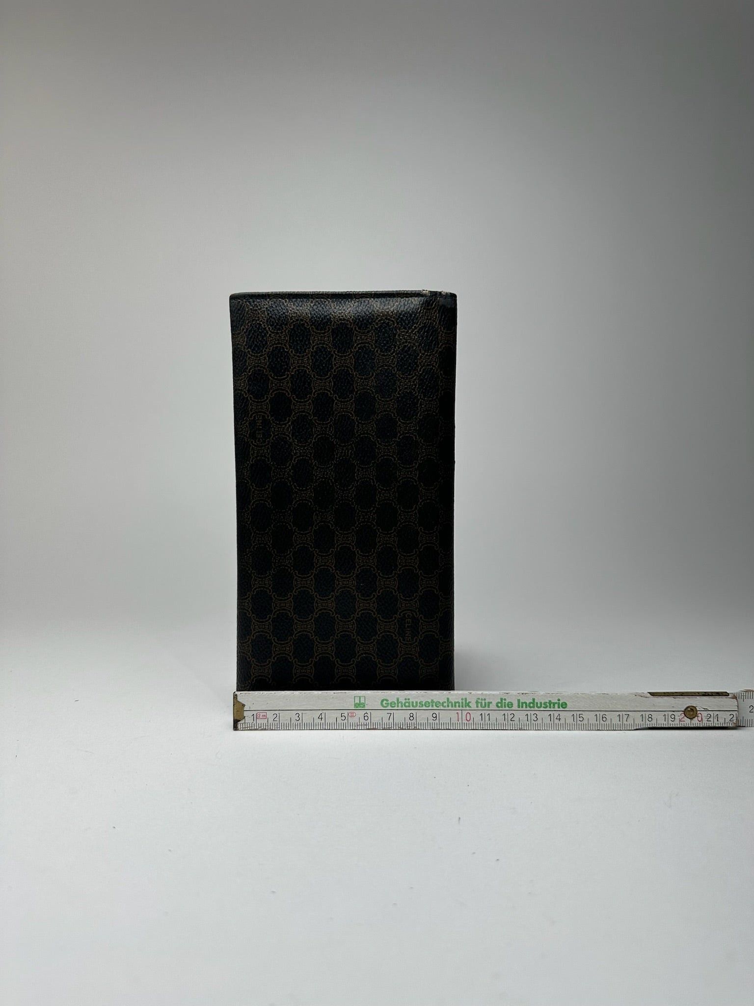 Celine Vintage Leather monogram Wallet brown Size ONE SIZE - 11 Thumbnail