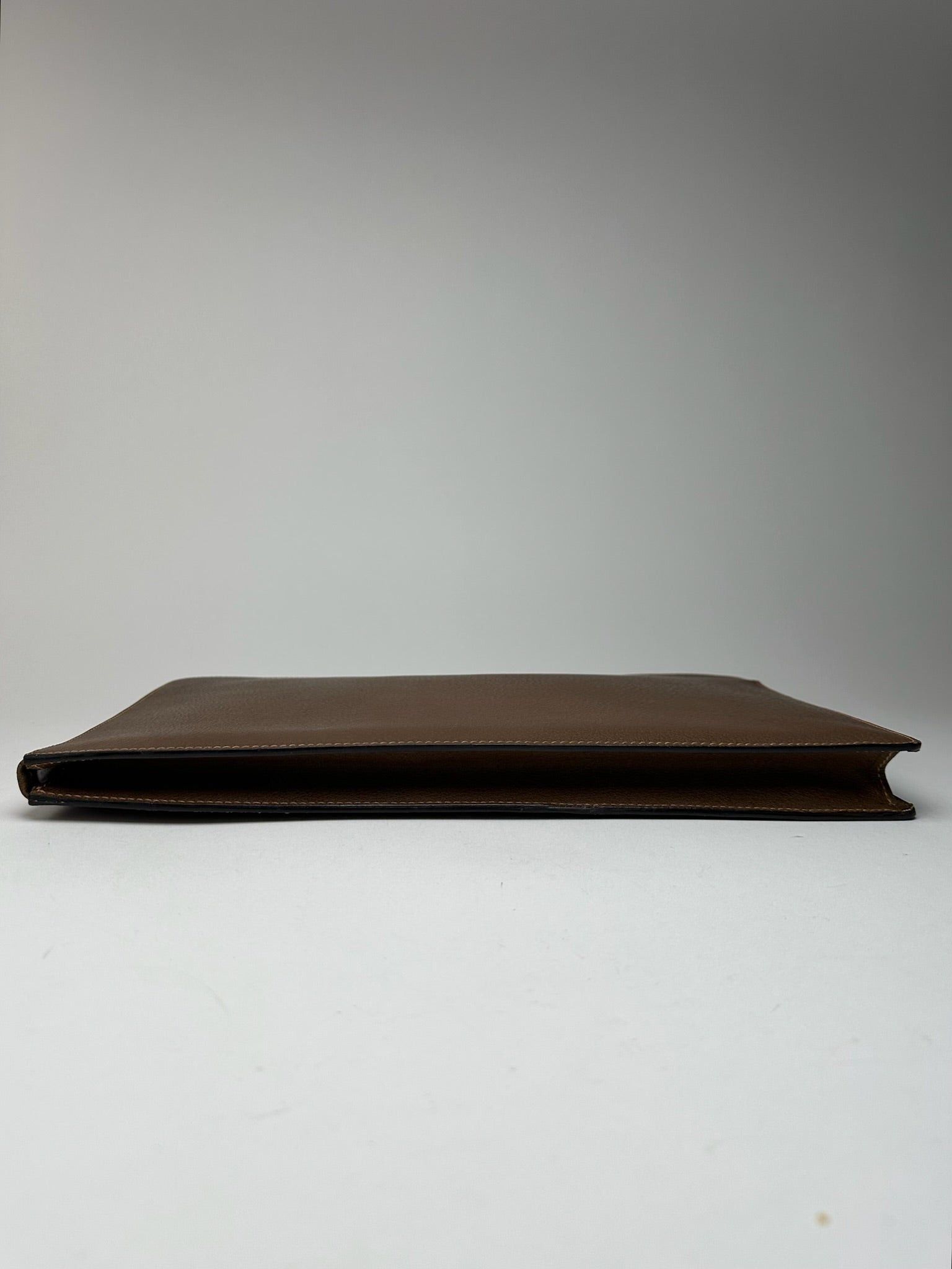 Gucci Vintage Leather clutch brown Size ONE SIZE - 6 Thumbnail