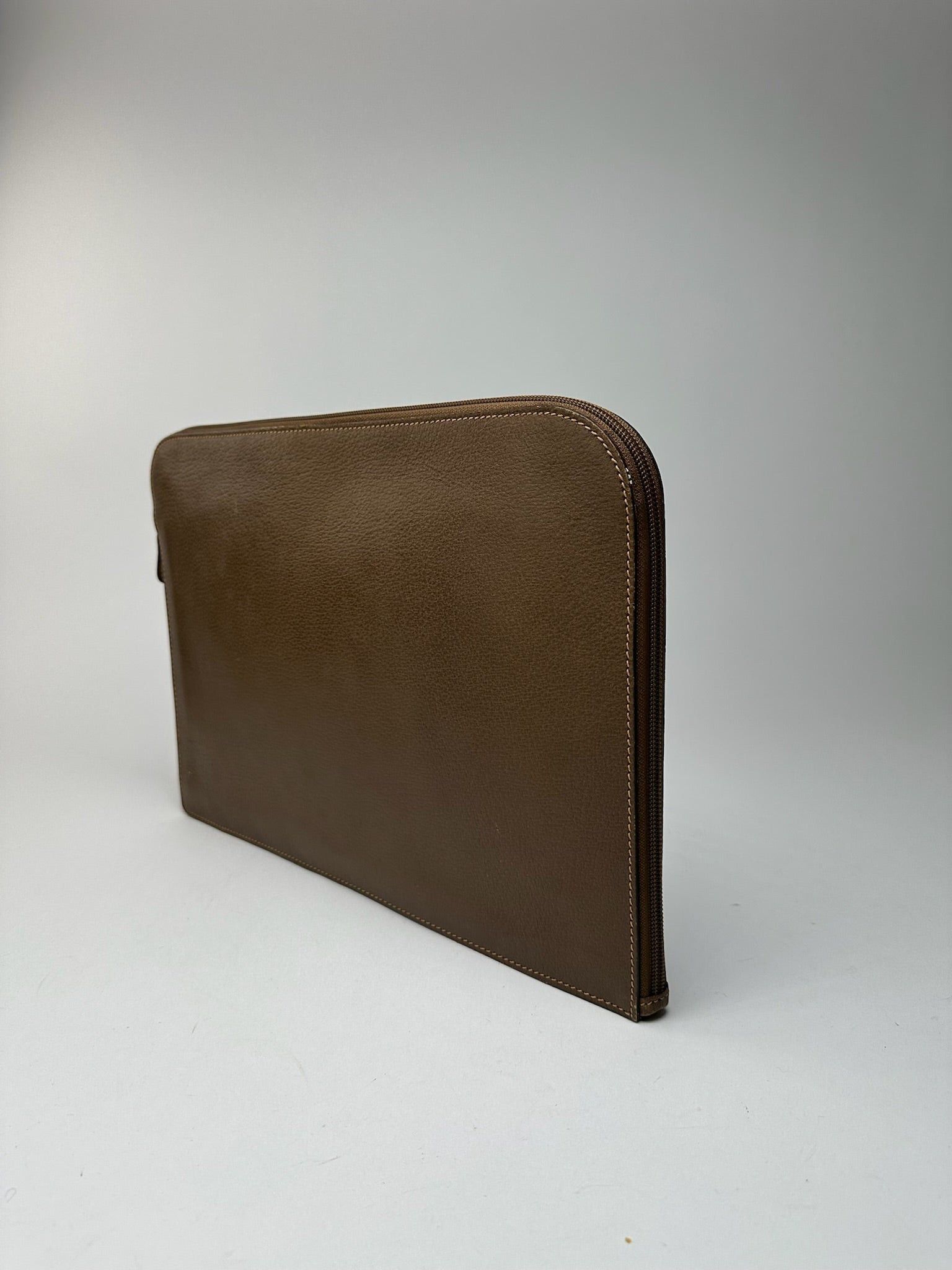 Gucci Vintage Leather clutch brown Size ONE SIZE - 8 Thumbnail