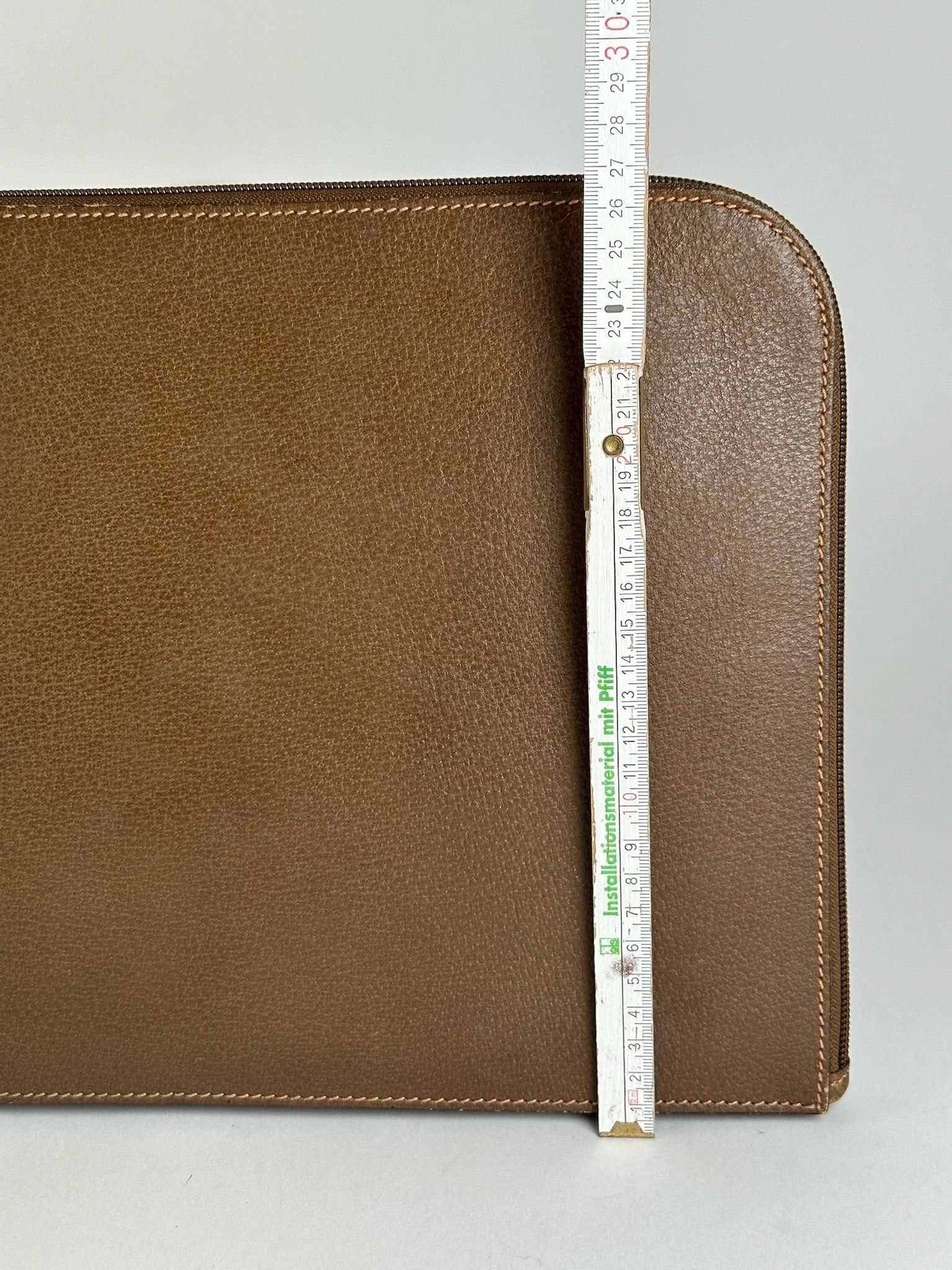 Gucci Vintage Leather clutch brown Size ONE SIZE - 9 Thumbnail
