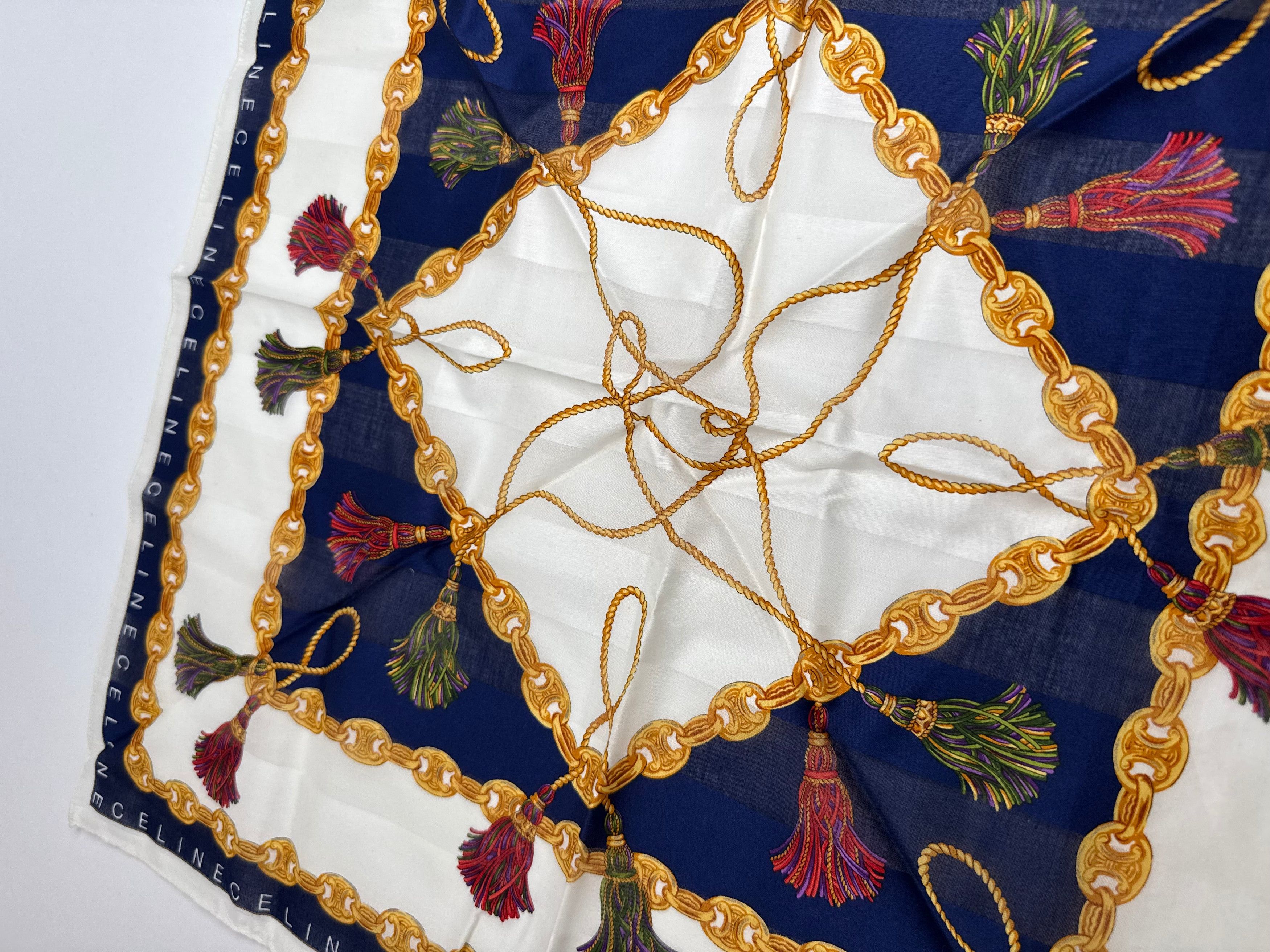 Celine Vintage Scarf Size ONE SIZE - 4 Thumbnail