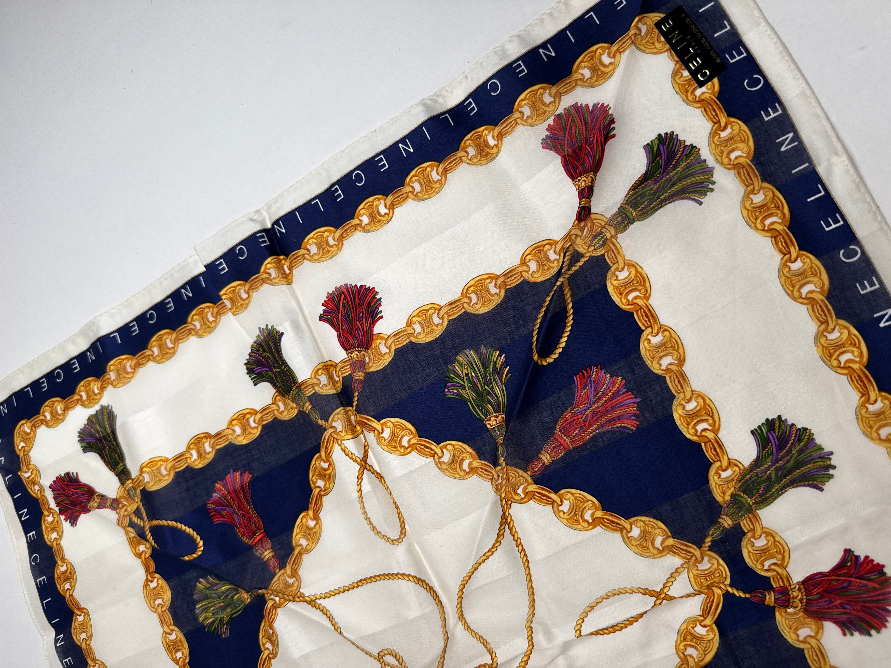 Celine Vintage Scarf Size ONE SIZE - 5 Thumbnail