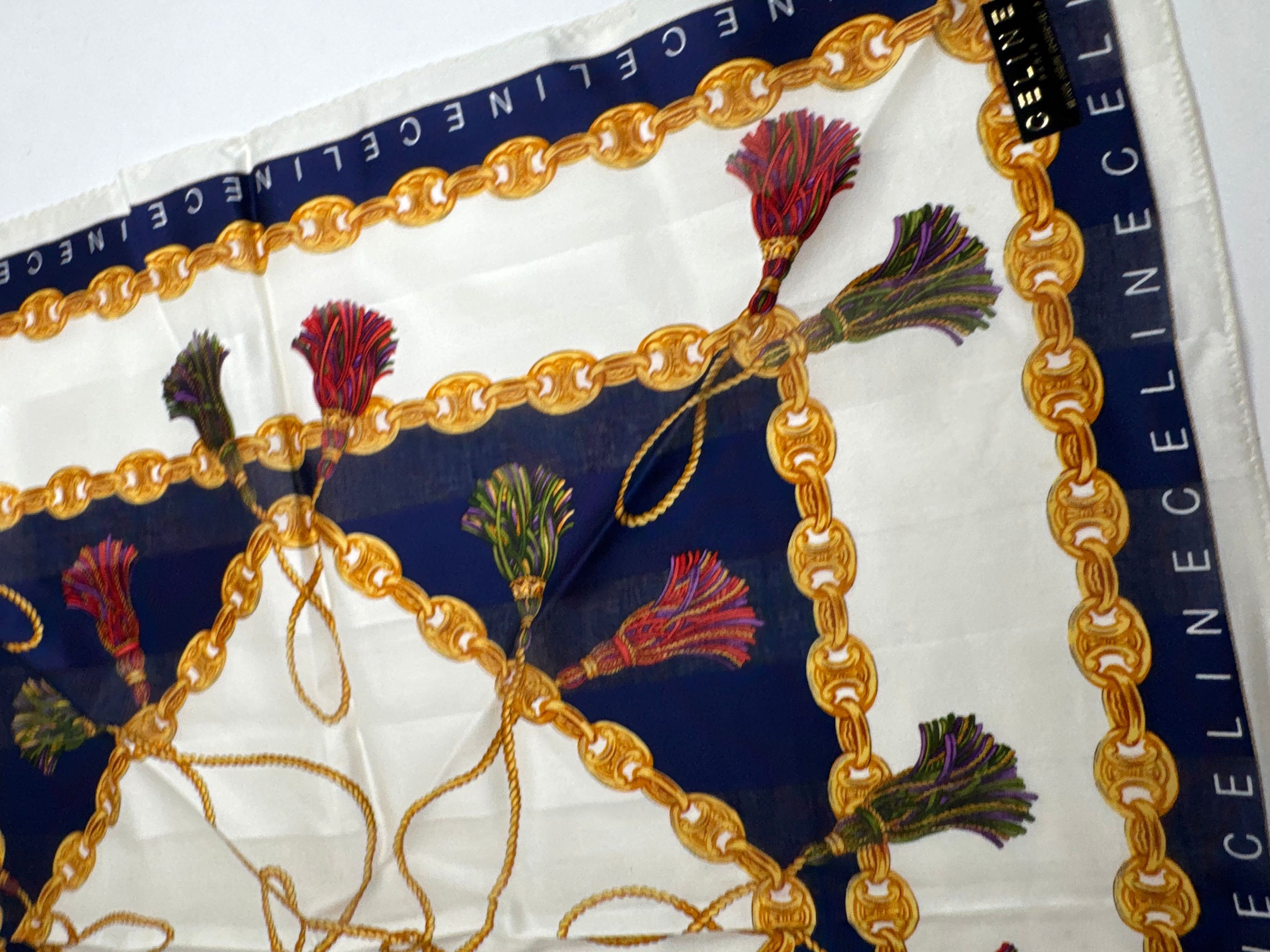 Celine Vintage Scarf Size ONE SIZE - 2 Thumbnail