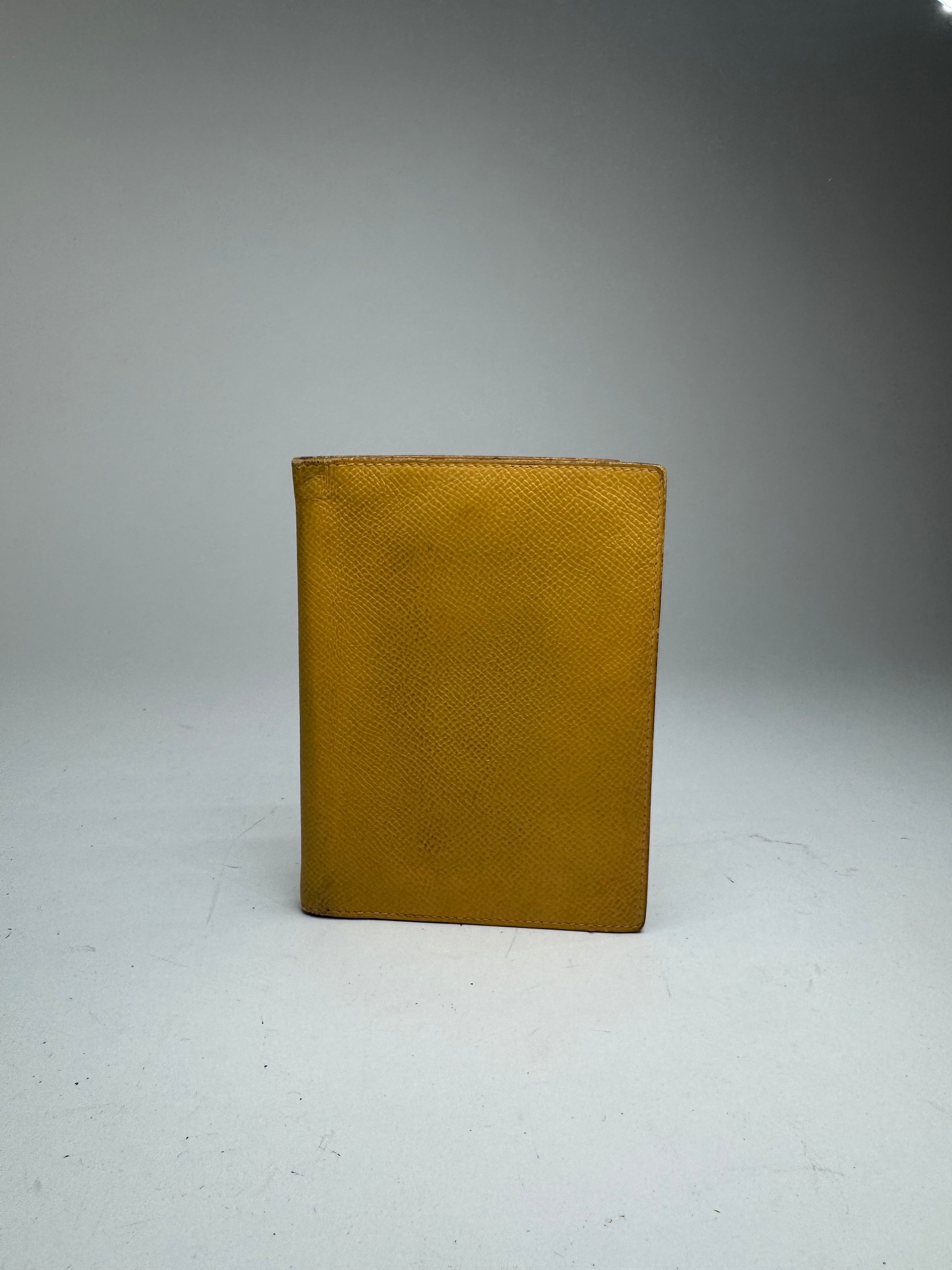 Other Vintage Hermes Leather Cardholder Yellow Size ONE SIZE - 2 Thumbnail