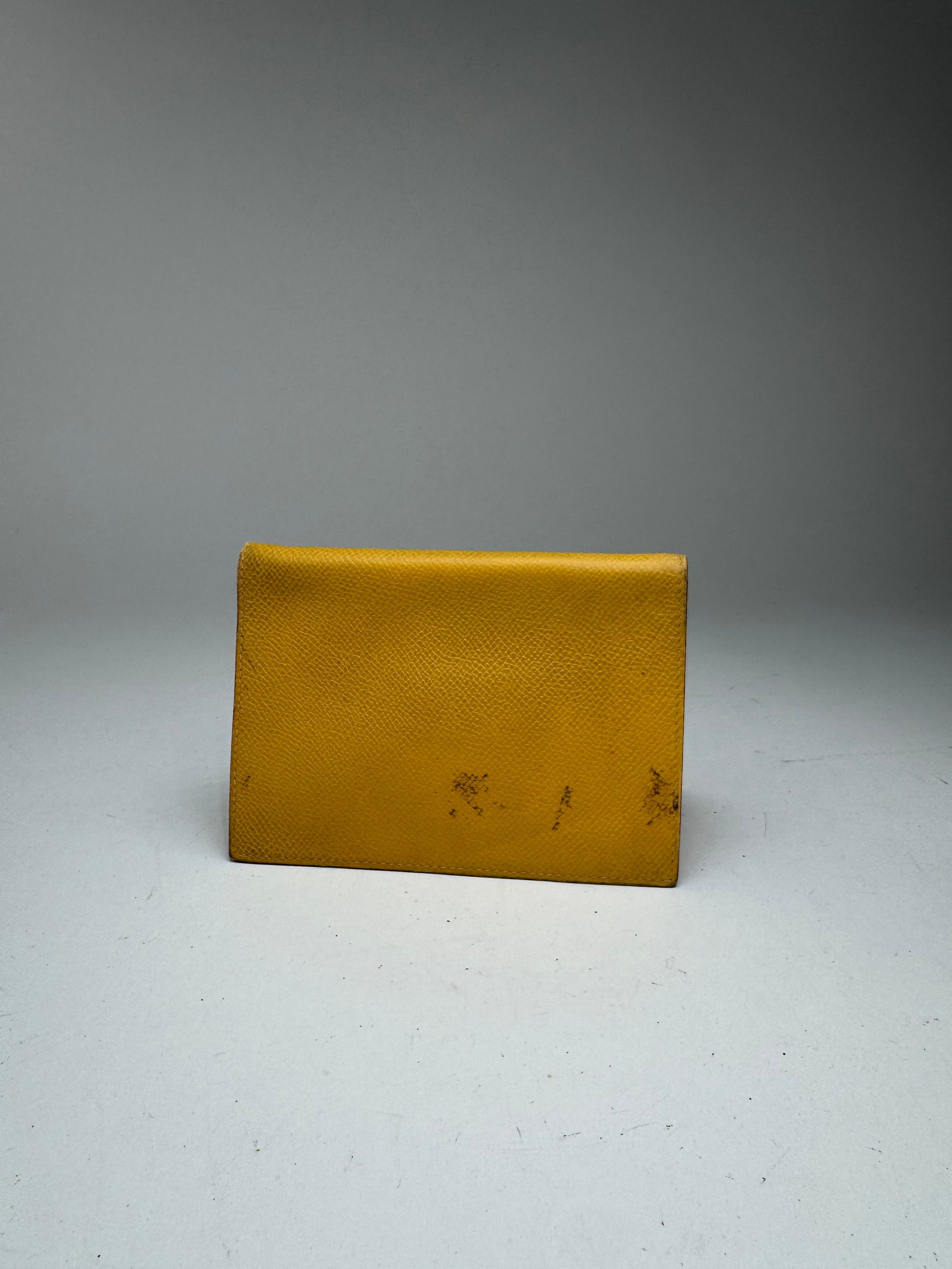 Other Vintage Hermes Leather Cardholder Yellow Size ONE SIZE - 4 Thumbnail