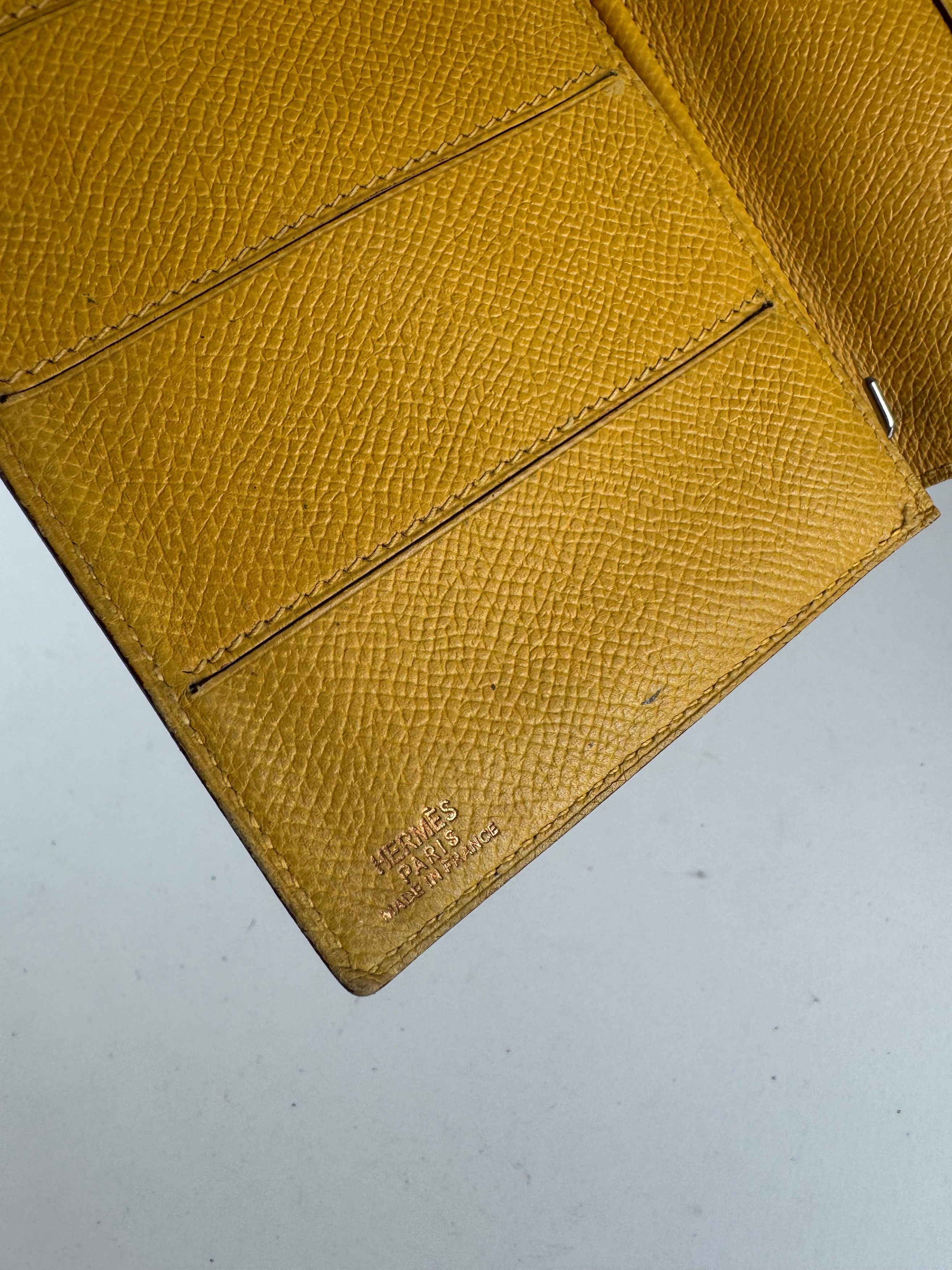 Other Vintage Hermes Leather Cardholder Yellow Size ONE SIZE - 5 Thumbnail