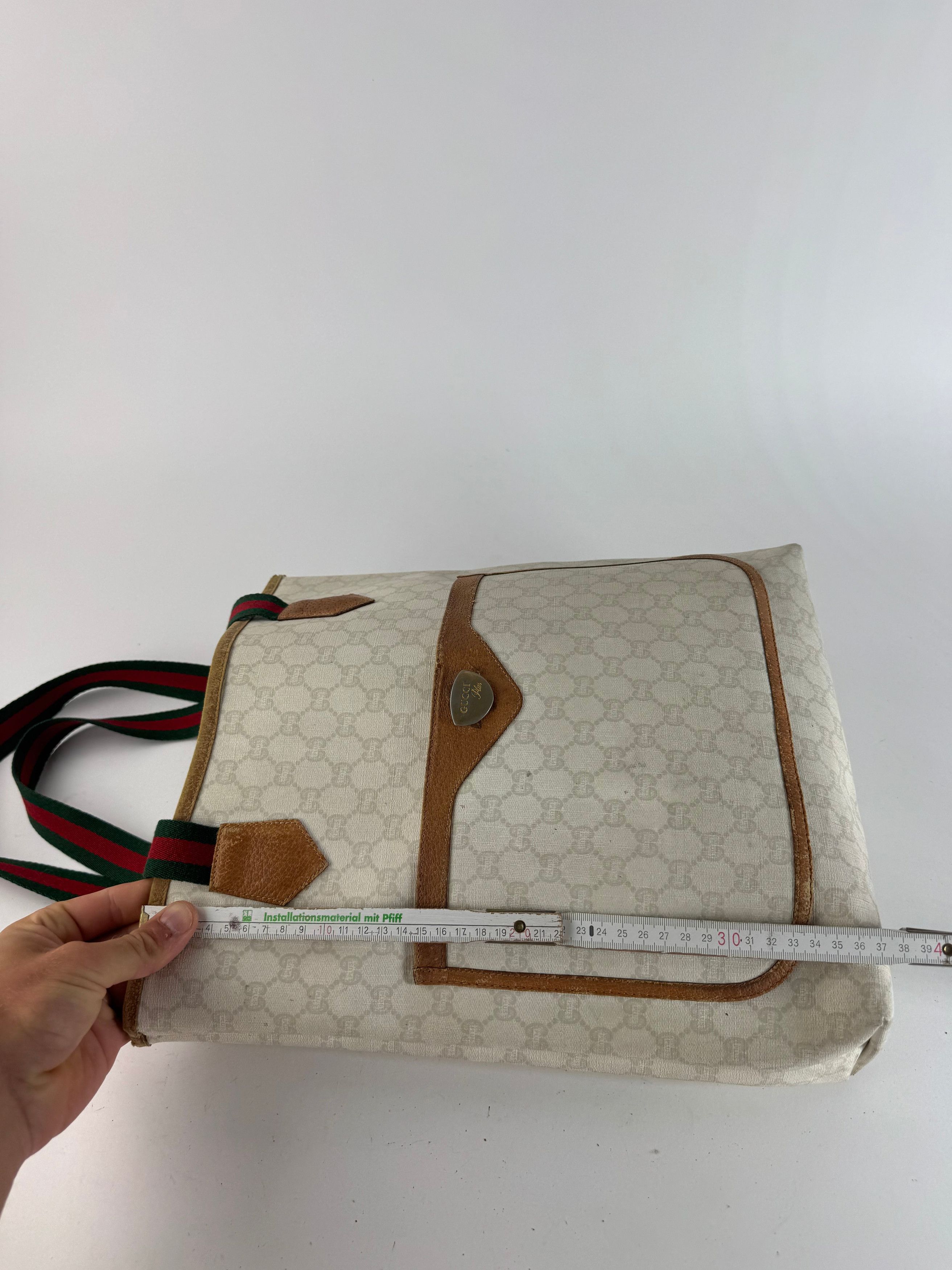 Gucci Vintage Monogram Leather shopper white Size ONE SIZE - 13 Thumbnail