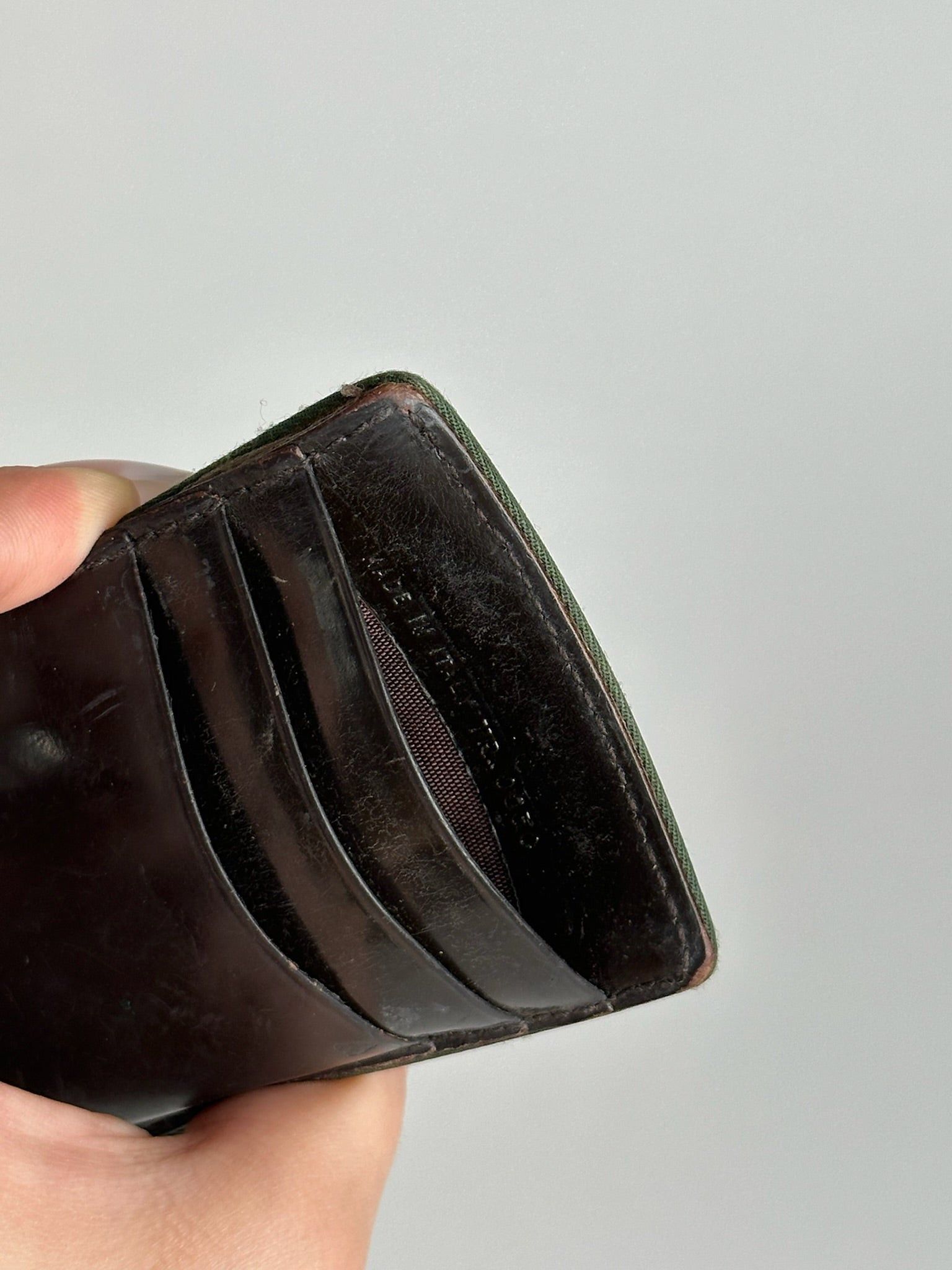 Dior Vintage Leather Card holder brown Size ONE SIZE - 3 Thumbnail