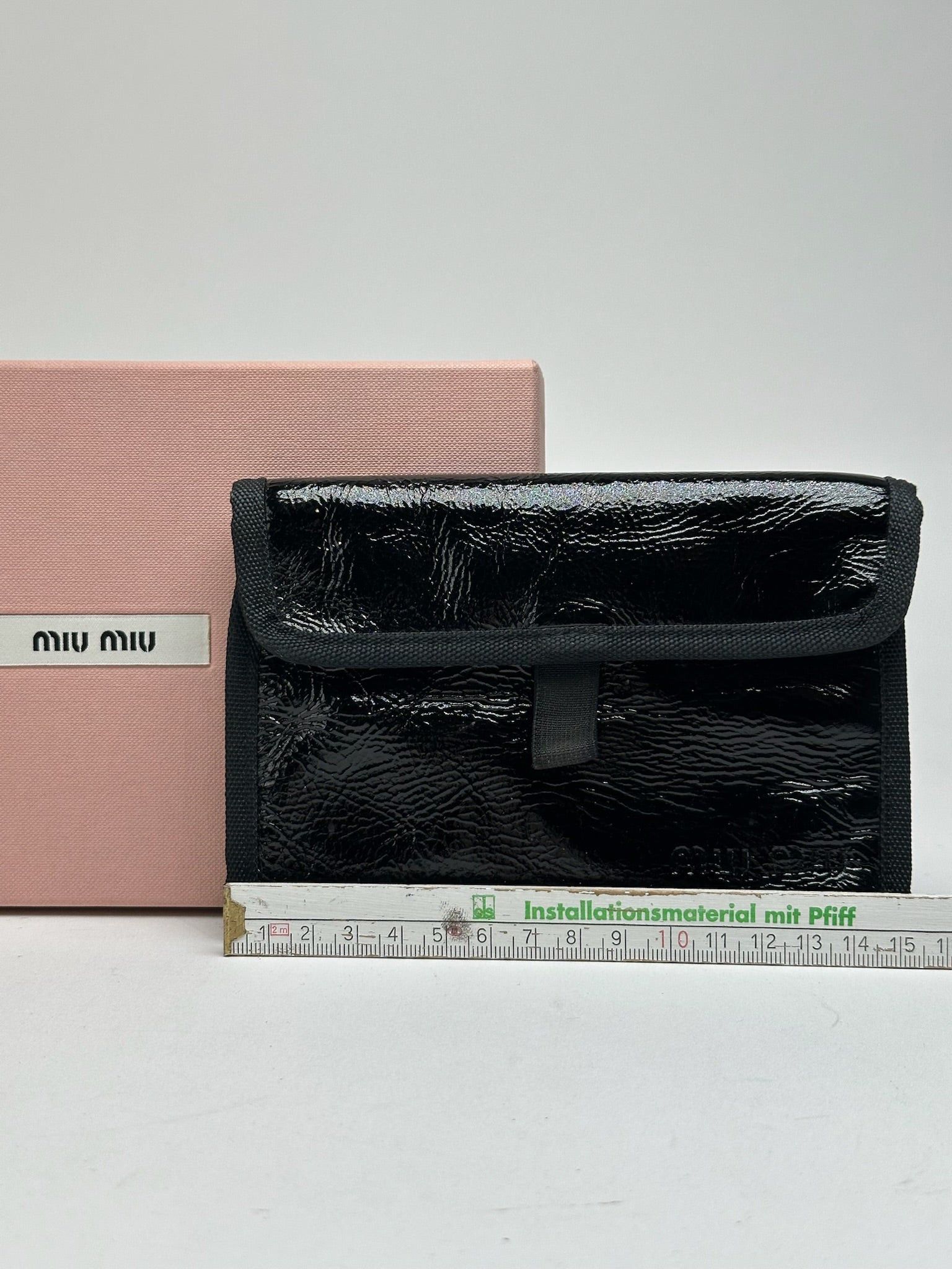 Miu Miu Vintage Canvas Wallet black Size ONE SIZE - 5 Thumbnail