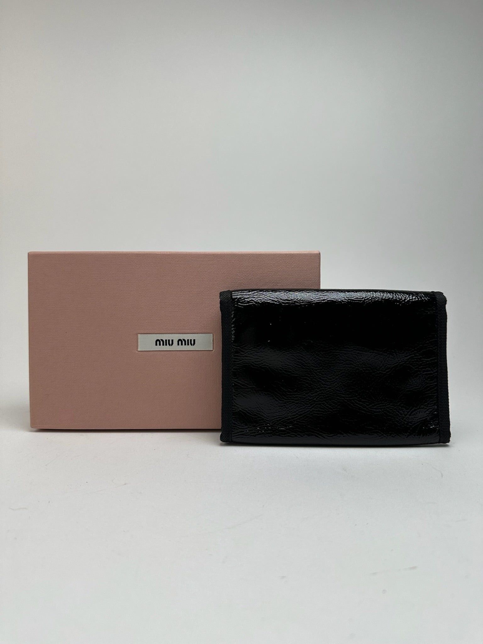 Miu Miu Vintage Canvas Wallet black Size ONE SIZE - 2 Thumbnail