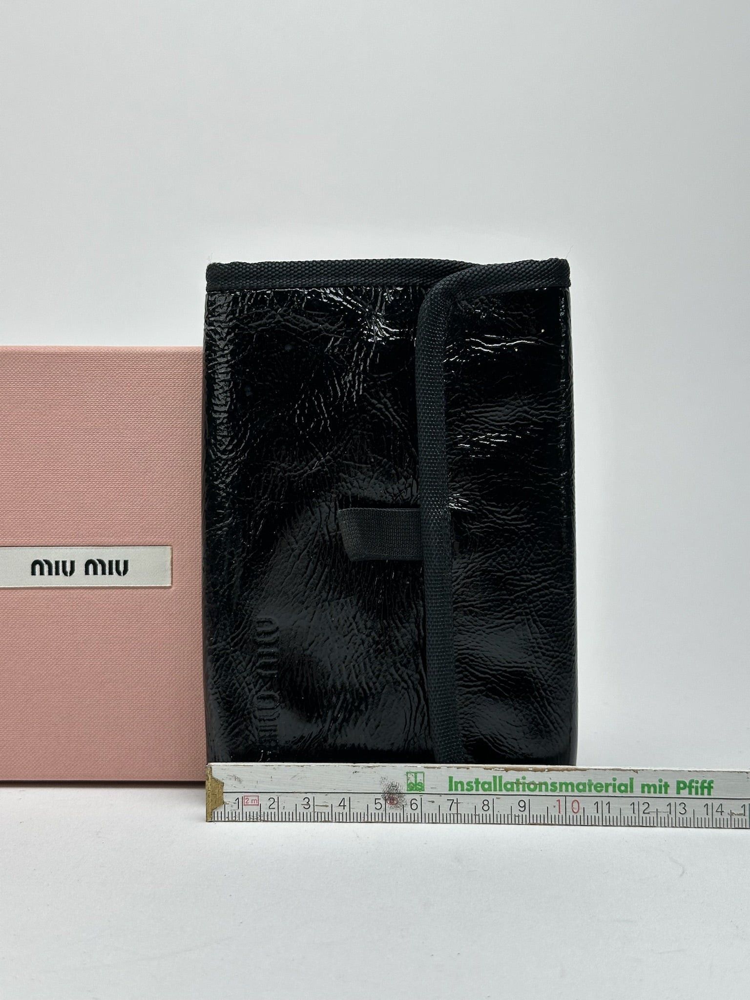 Miu Miu Vintage Canvas Wallet black Size ONE SIZE - 10 Thumbnail