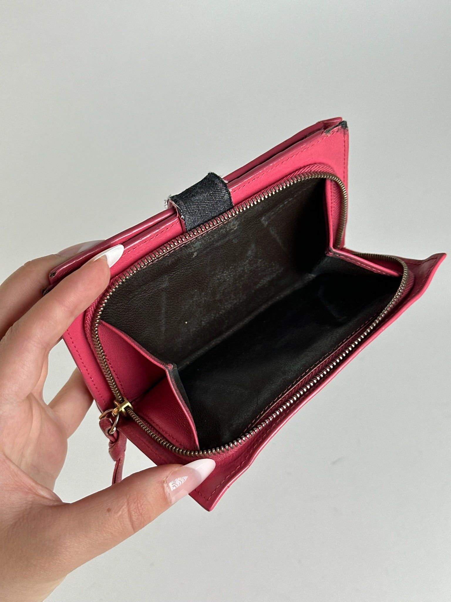 Bottega Veneta Vintage Intreciato wallet red Size ONE SIZE - 9 Thumbnail