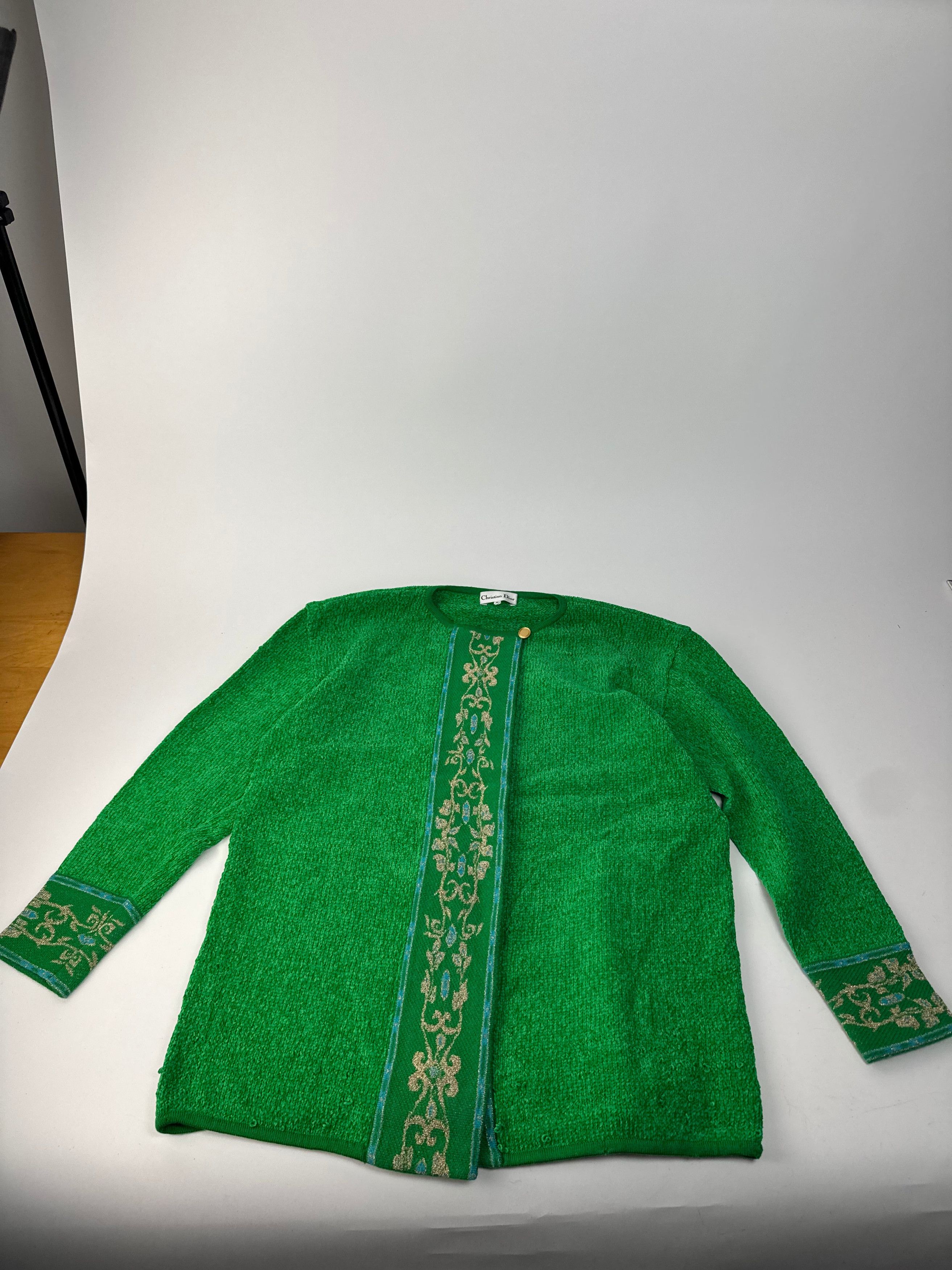 Dior Vintage dress green M/L Size M / US 6-8 / IT 42-44 - 5 Thumbnail