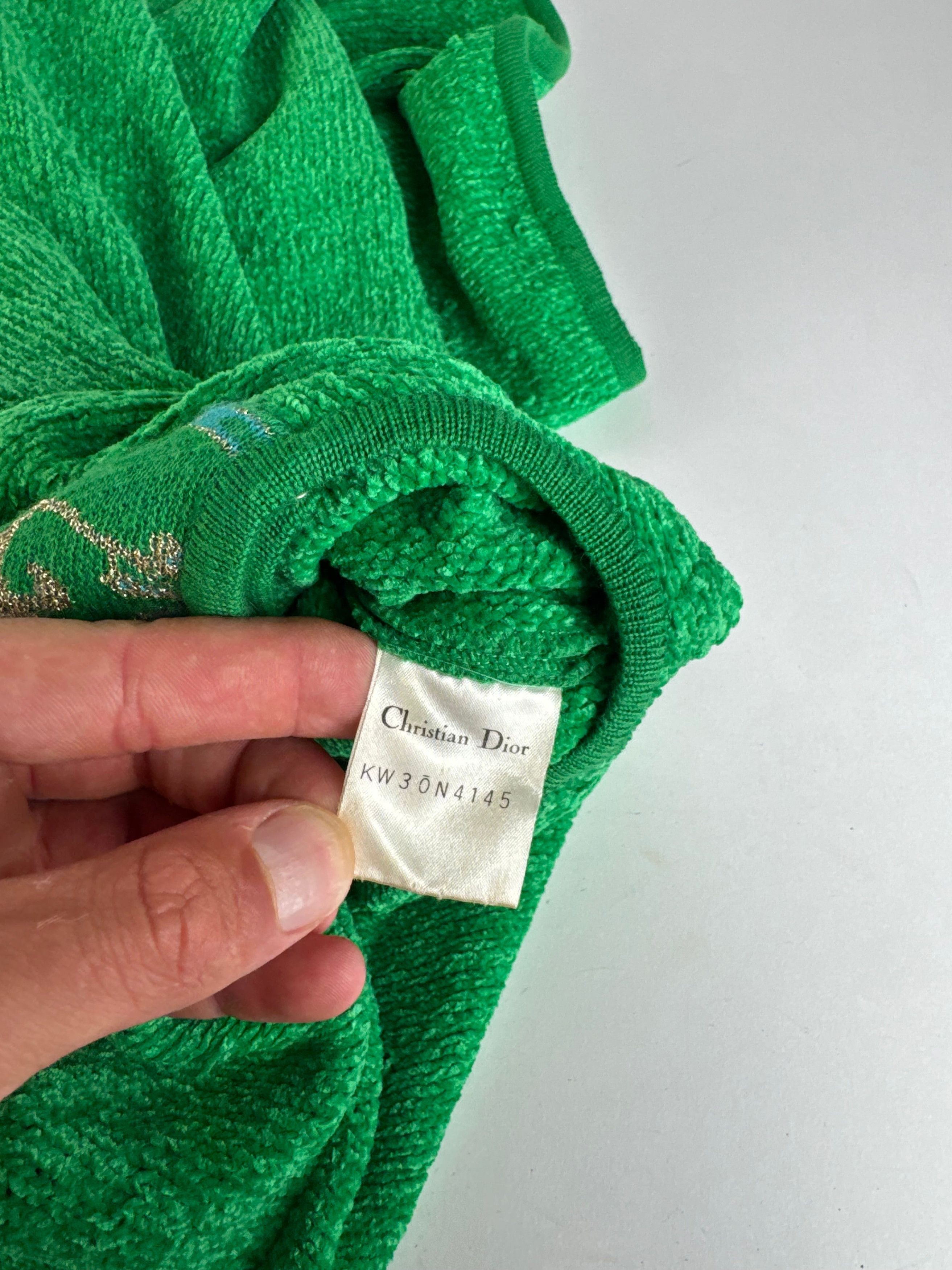 Dior Vintage dress green M/L Size M / US 6-8 / IT 42-44 - 9 Thumbnail