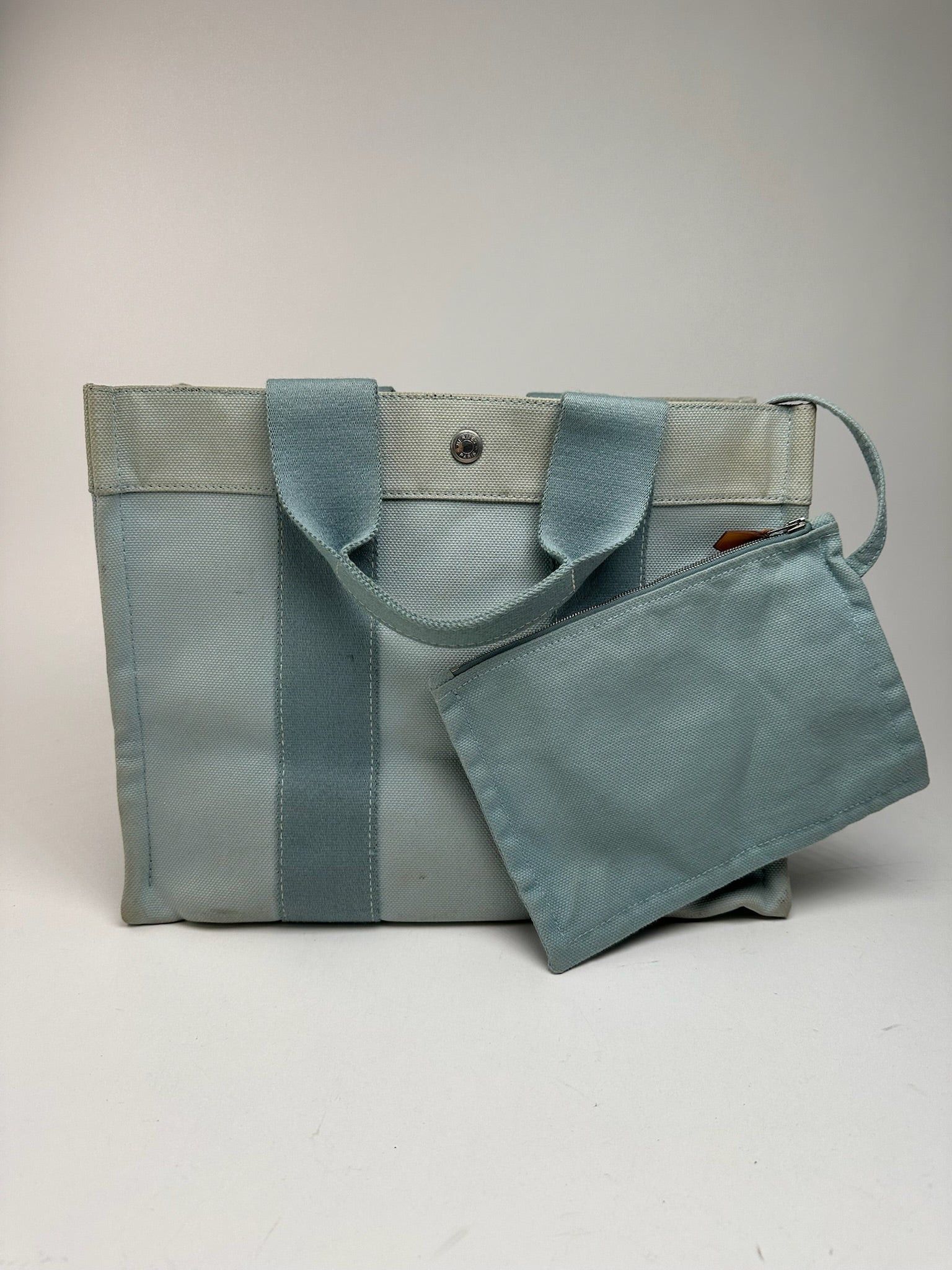 Other Vintage Hermes Bag light blue Size ONE SIZE - 6 Thumbnail
